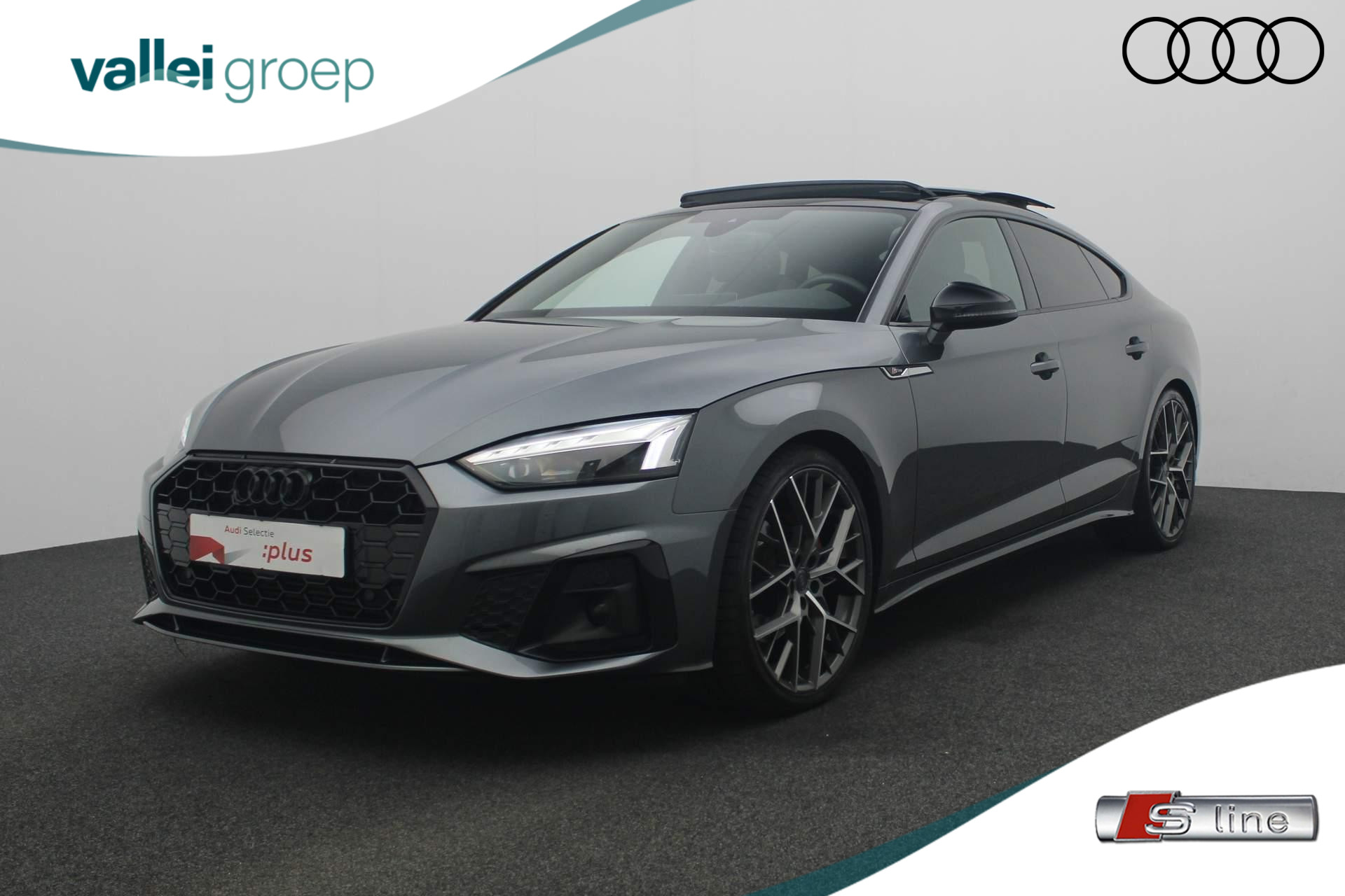 Audi A5 Sportback 40 TFSI 204PK S-tronic S edition | Pano | B&O | Matrix LED | 20 inch | Zwart optiek | Camera | Navi