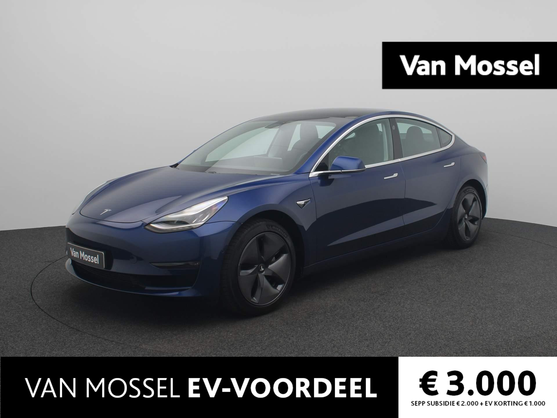 Tesla Model 3 Standard RWD Plus 60 kWh | Leder | Navigatie | Panorama dak |  Stoelverwarming | Dodehoekdetectie | Led-koplampen | 360 Camera | DAB |