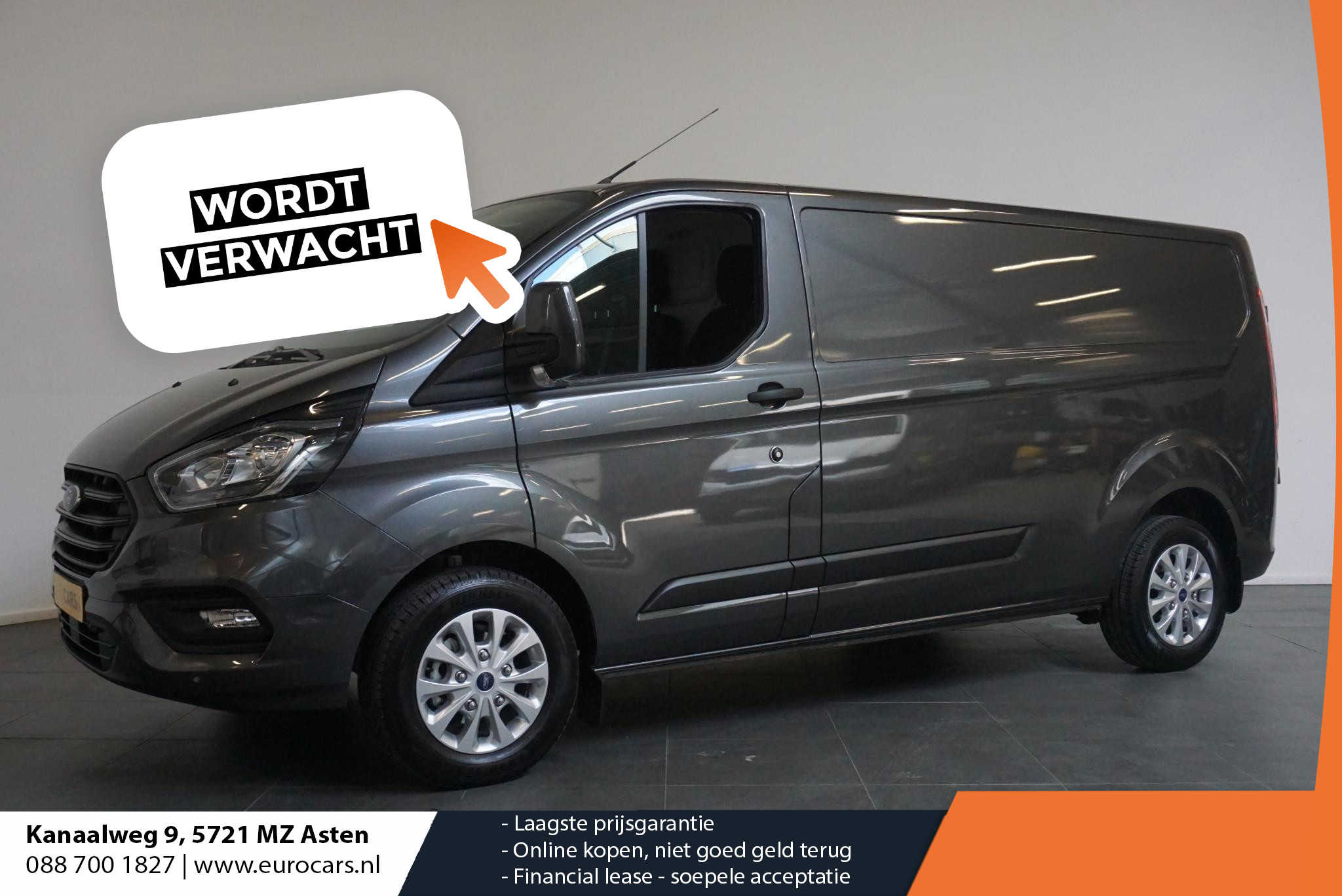 Ford Transit Custom 300 2.0 TDCI L2H1 Trend Automaat Airco Navigatie Cruisecontrol Camera Parkeersensoren