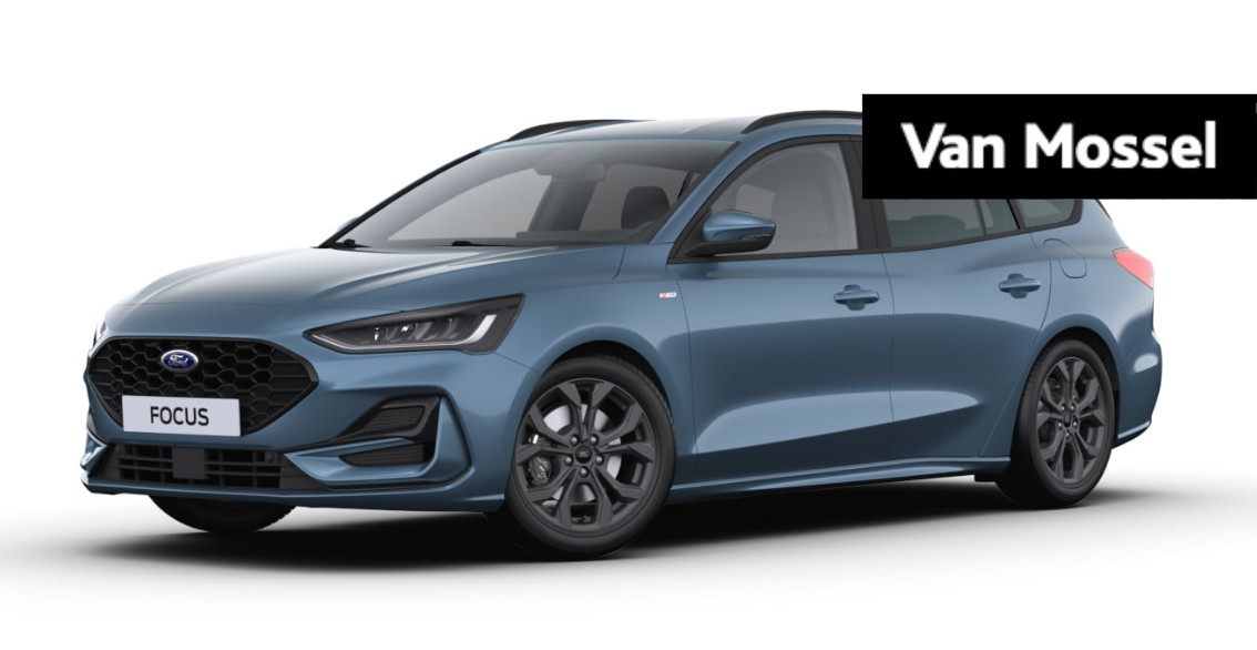 Ford Focus Wagon 1.0 EcoBoost Hybrid ST Line NU MET €1.500,00 KORTING!! | WAGON | ST LINE | CHROME BLUE |