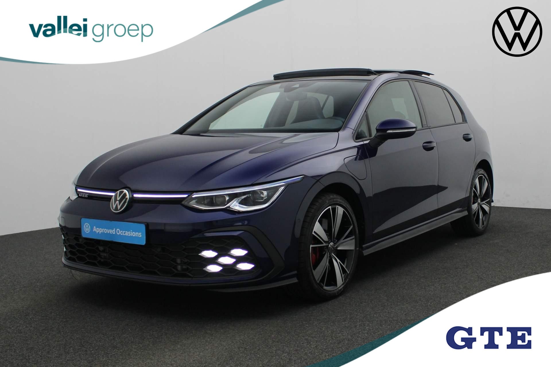 Volkswagen Golf 1.4 245PK DSG eHybrid GTE | Pano | LED Mistlampen | IQ Light | Keyless | 18 inch | Camera | ACC | Navi | Apple Carplay / Android Auto