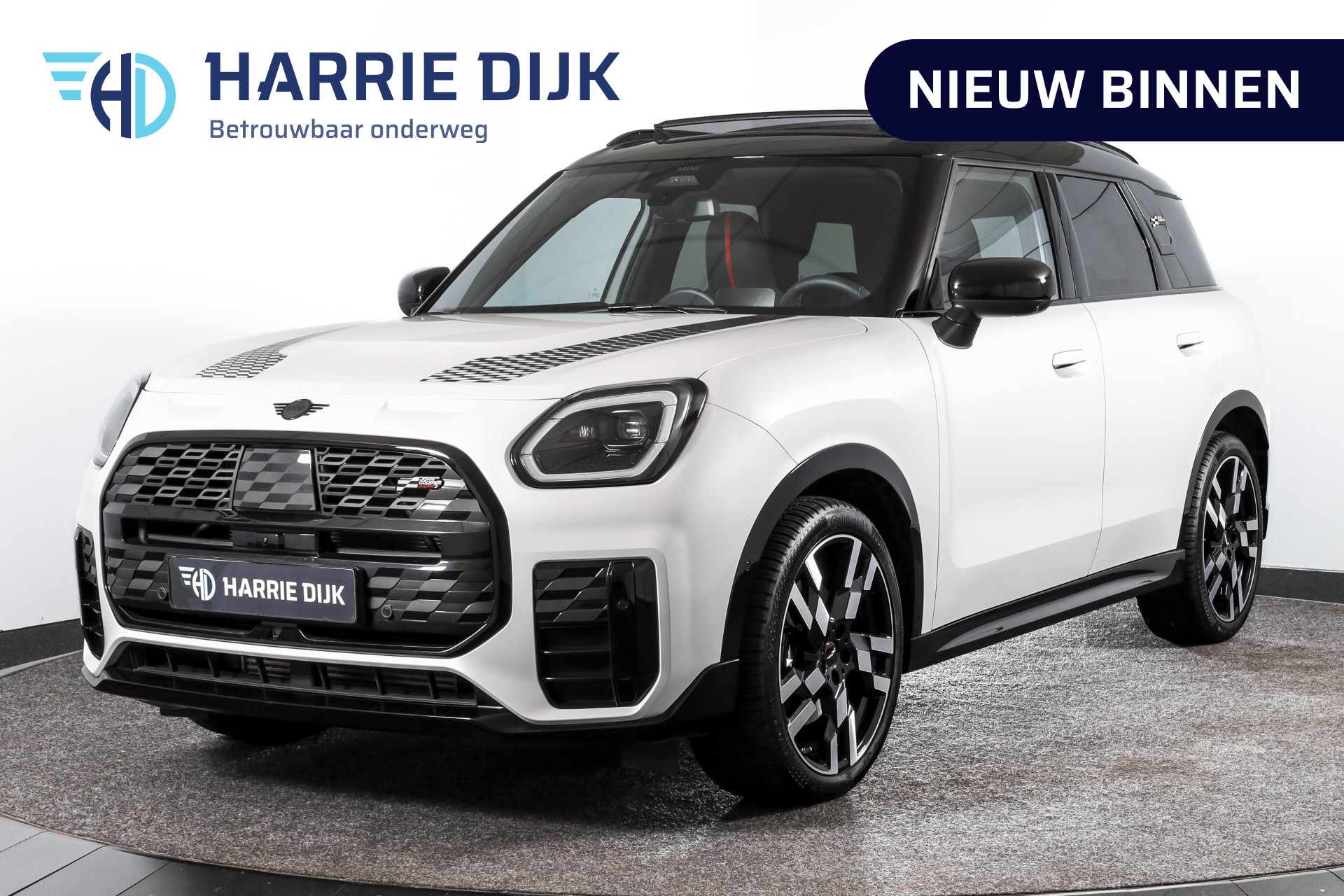 MINI Countryman 1.5 C 160 PK John Cooper Works Pakket L | S/K-Panodak | Dig. Cockpit | Adapt. Cruise | Stoel-+Stuurverw. | Harman/Kardon | 360 Camera | NAV + App. Connect | ECC | Elek. Klep | DAB | LM 20" 1963