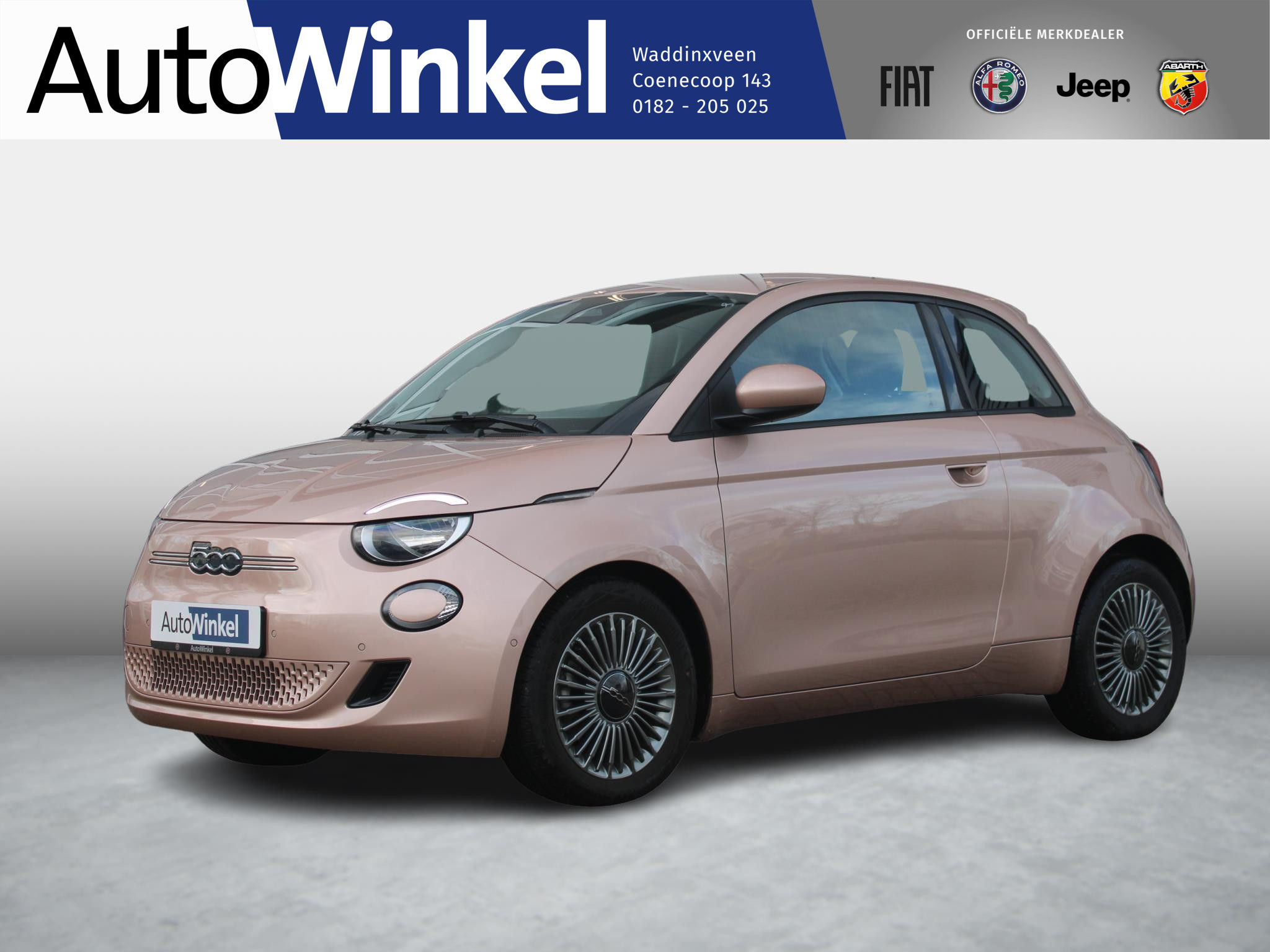 Fiat 500e Icon 42 kWh | Navi | Clima | 16" | Cruise | PDC | Stoelverwarming | BSM  | Apple Carplay | 12% bijtelling of € 2.000,- Subsidie Overheid 2023