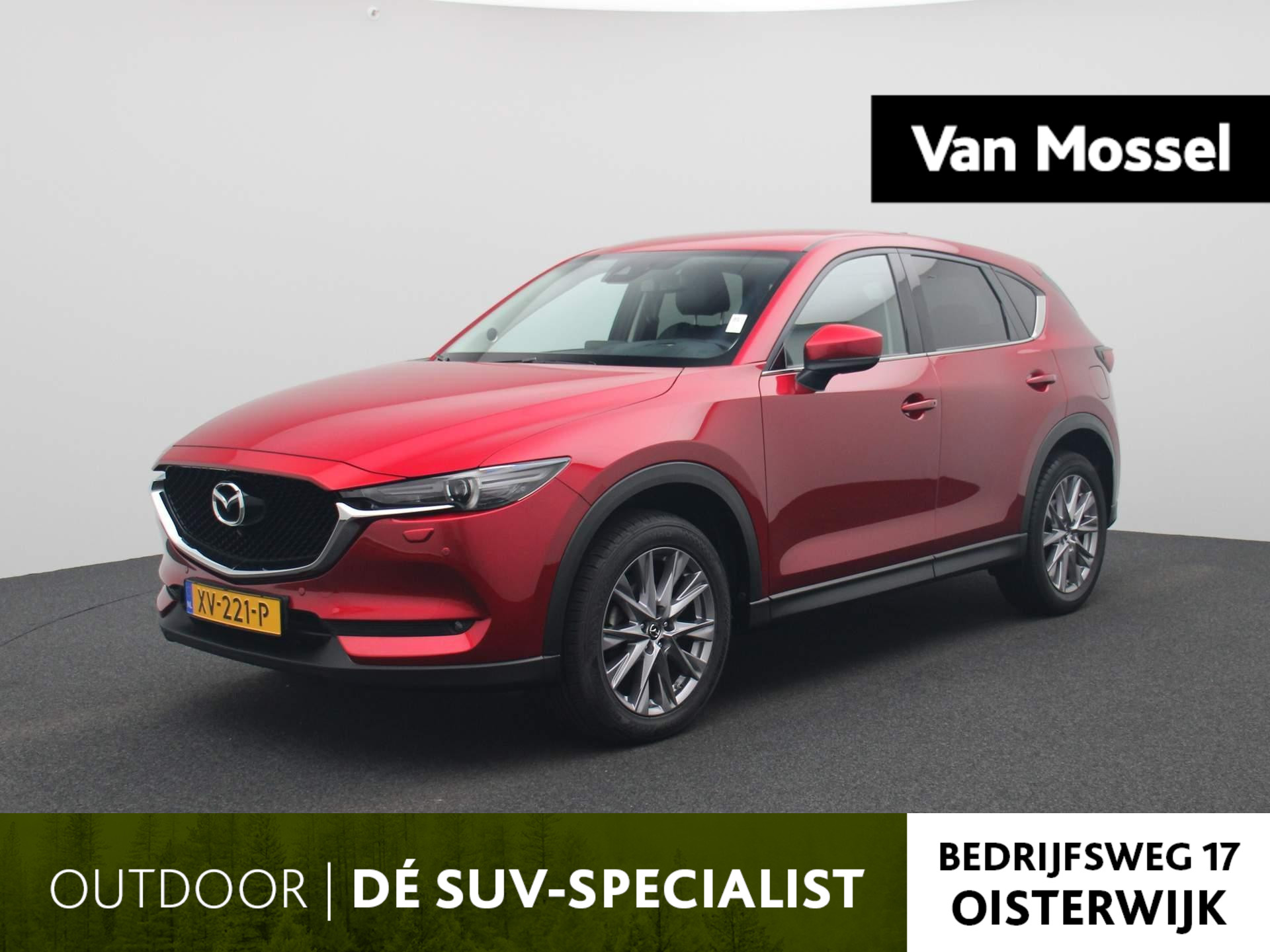 Mazda CX-5 2.0 SkyActiv-G 165 Business Luxury | AUTOMAAT | LEDER | BOSE AUDIO |  HEAD UP DISPLAY | NAVIGATIE | 360 CAMERA | TREKHAAK | STOELVERWARMING+VENTILATIE | ELEKTRISCHE ACHTERKLEP | ELEKTRISCHE BESTUURDERSSTOEL MET GEHEUGEN | CRUISE CONTROL | LED KOPLAMPEN | CLIMATE CONTROL |