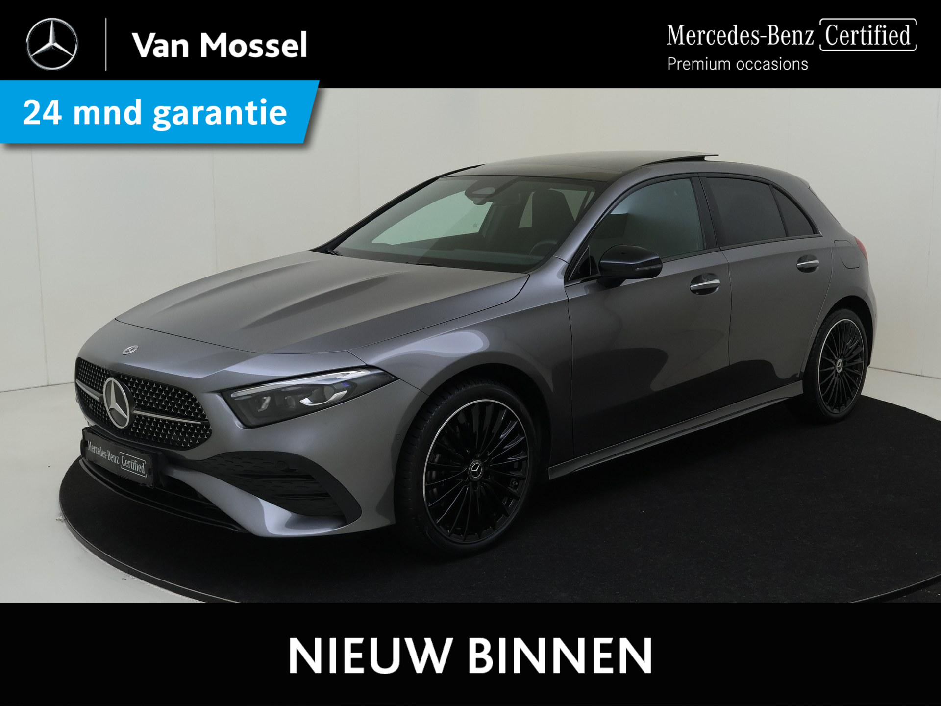 Mercedes-Benz A-Klasse 250 e AMG Line Premium/ 19" AMG/ Panorama schuifkanteldak/ Keyless Go/ Winterpakket/ Night pakket/ trekhaak