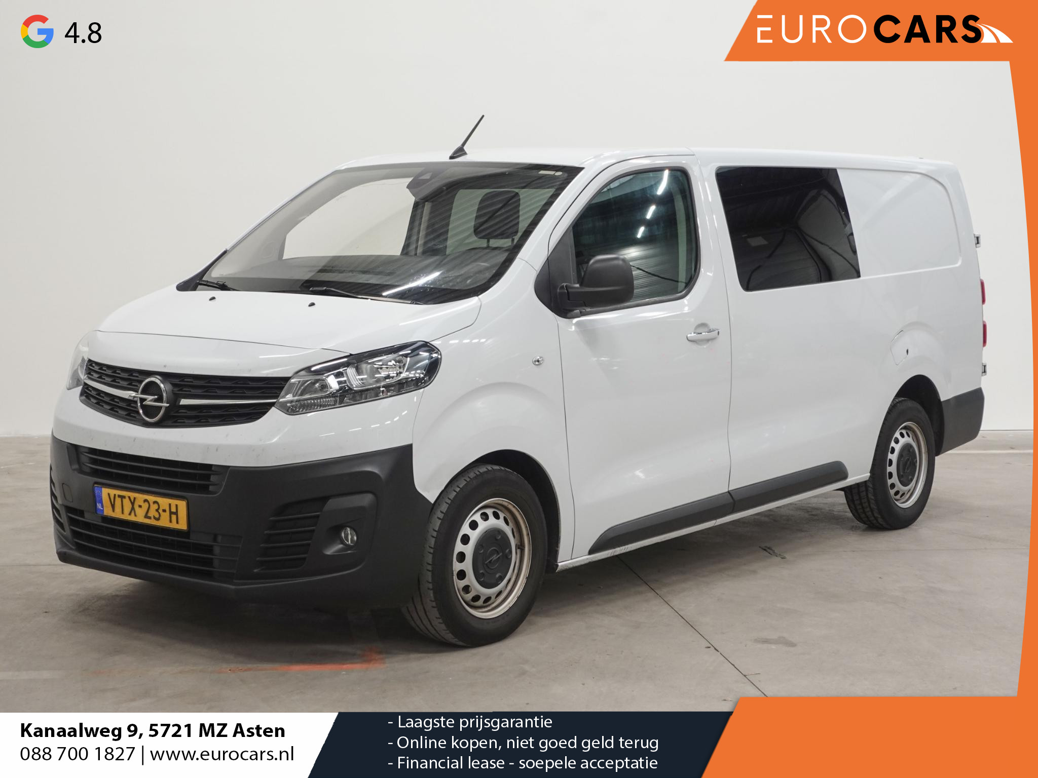 Opel Vivaro 2.0 CDTI L3H1 Dubbele Cabine Edition Automaat Cruise Airco Navigatie Trekhaak