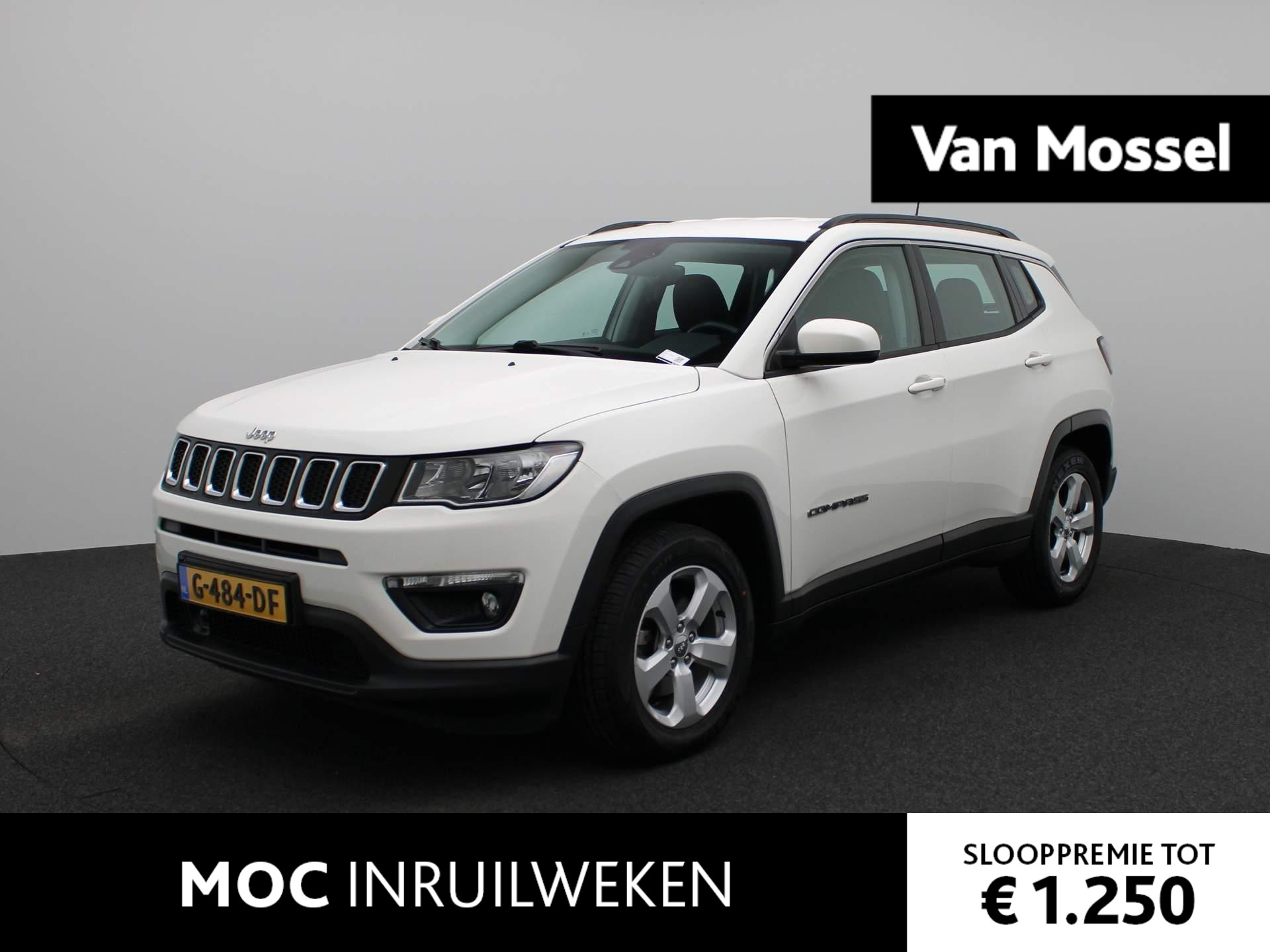 Jeep Compass 1.4 MultiAir Longitude | Apple/Android Play | Navi | Camera | Cruise | PDC | LED | Half-Leder | Business Pack | 12 Maand BOVAG Garantie! |