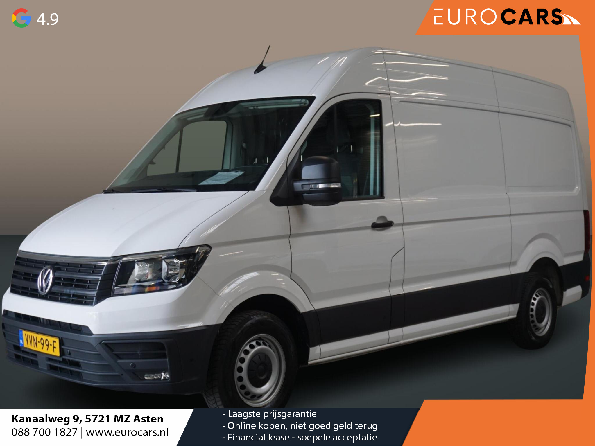 Volkswagen Crafter 177pk Automaat L3H3 L2H2 Highline Airco App-connect ACC Camera Trekhaak