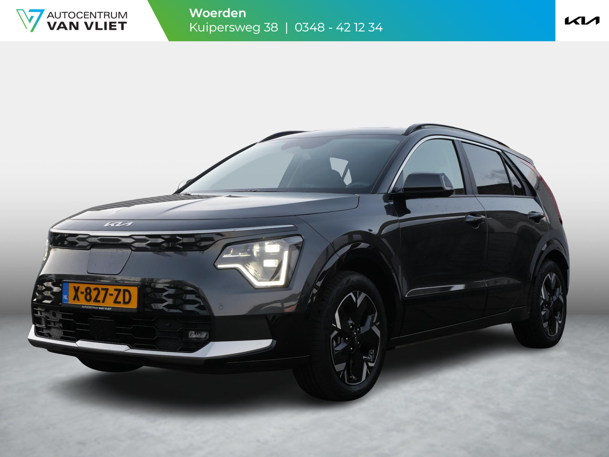 Kia Niro EV DynamicPlusLine 64.8 kWh Stoel stuur verwarming l Schuifkantel dak l Lederen bekleding