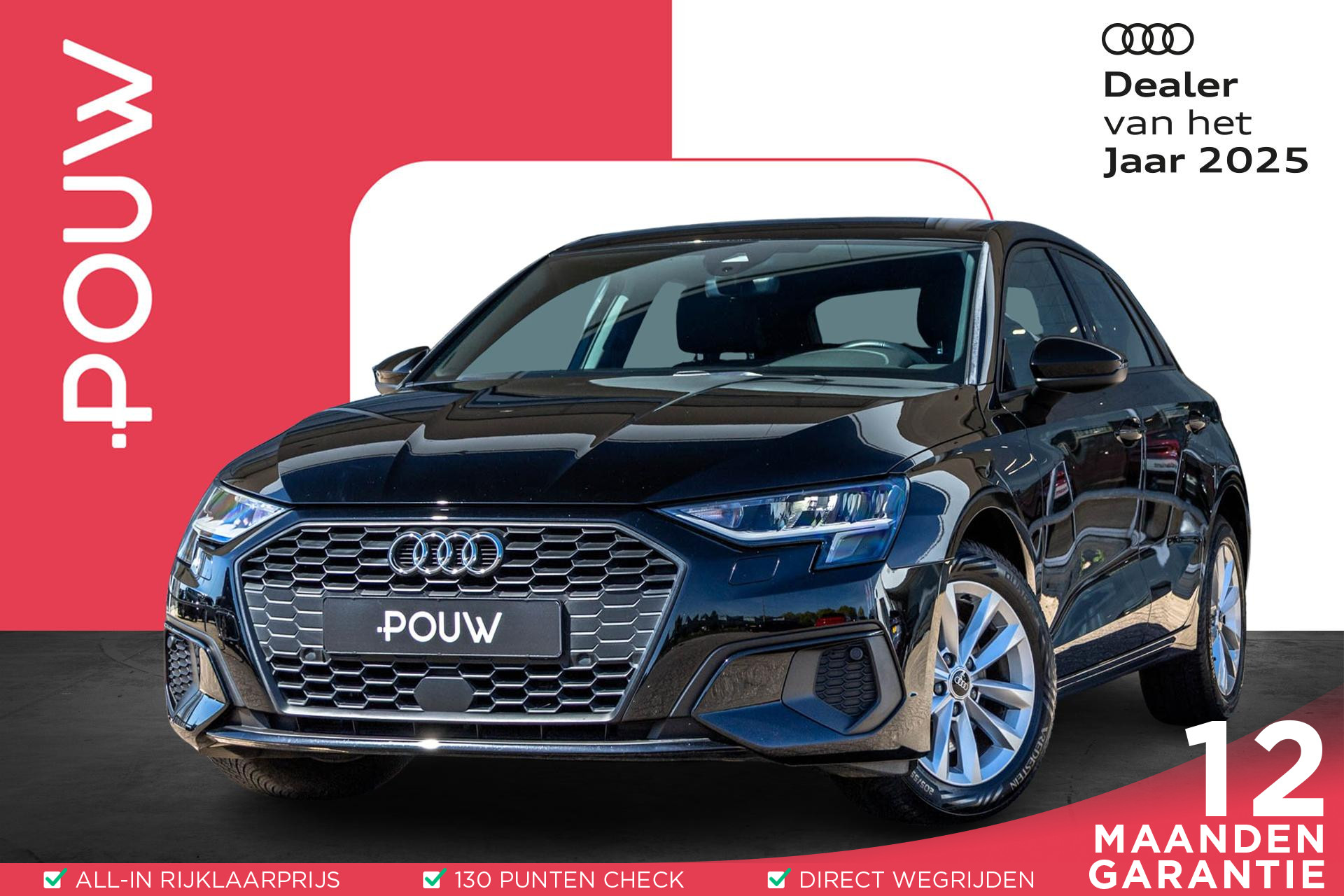 Audi A3 Sportback 30 TFSI 110pk Pro Line | Apple Carplay/Android Auto | Cruise Control | Parkeersensor Achter