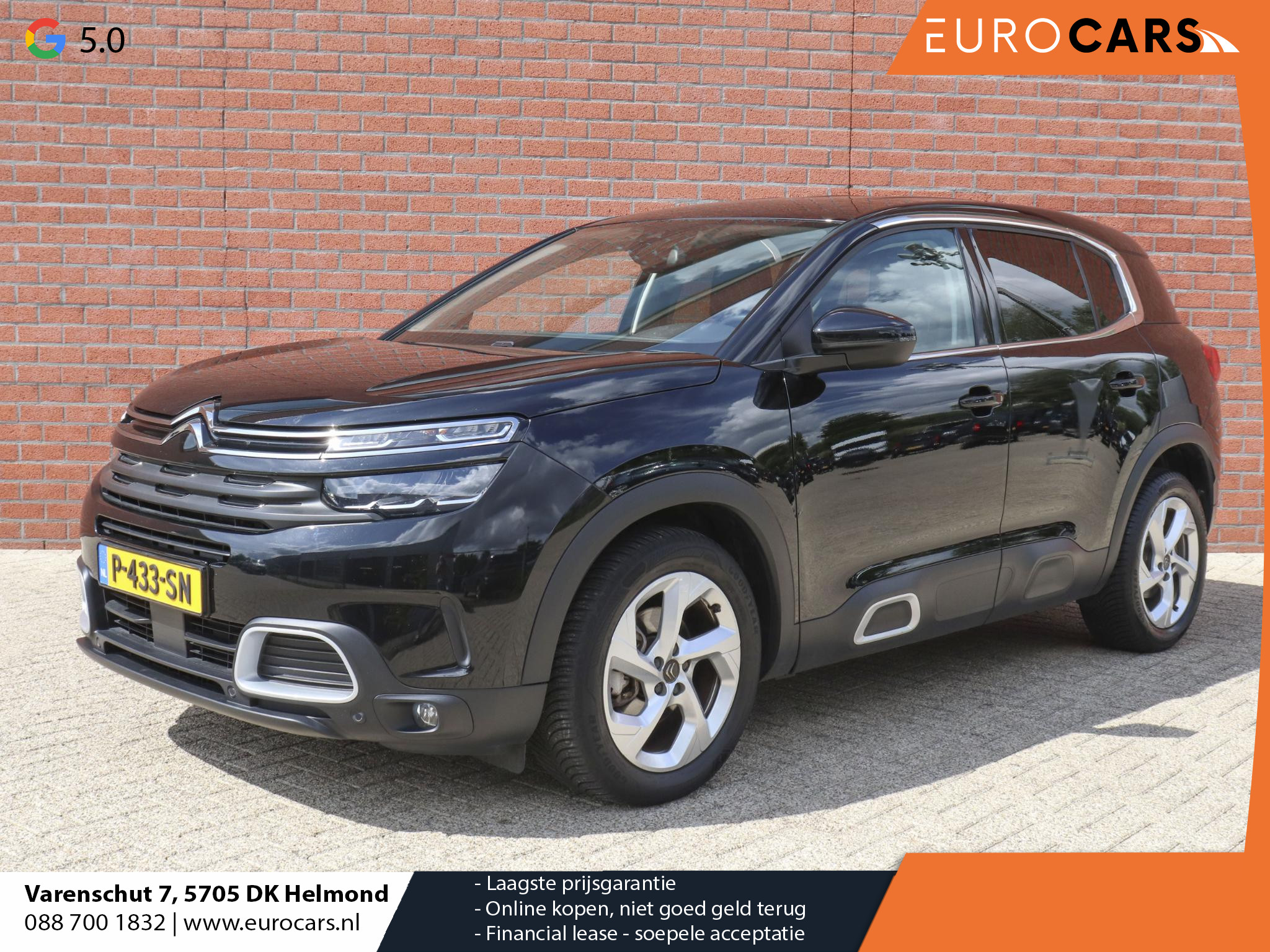 Citroën C5 Aircross 1.2 PureTech Business Airco Navi Cruise PDC VA Camera Virtual cockpit Carplay LED 18" LM Velgen