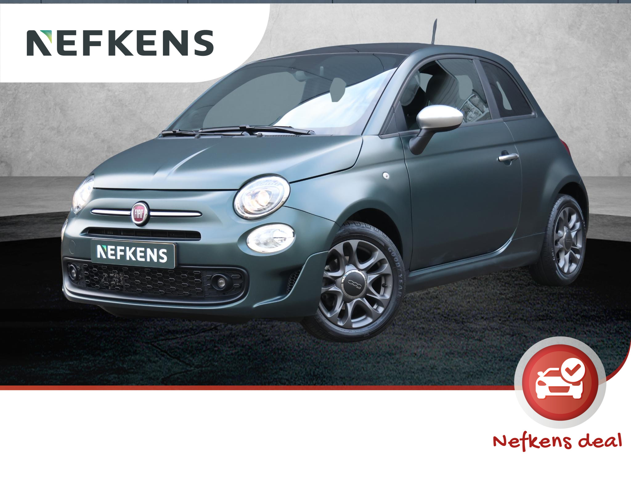 Fiat 500 86pk TwinAir Turbo Rockstar | Climate | Glazendak | AppleCarPlay | Parkeersensoren | 7" scherm