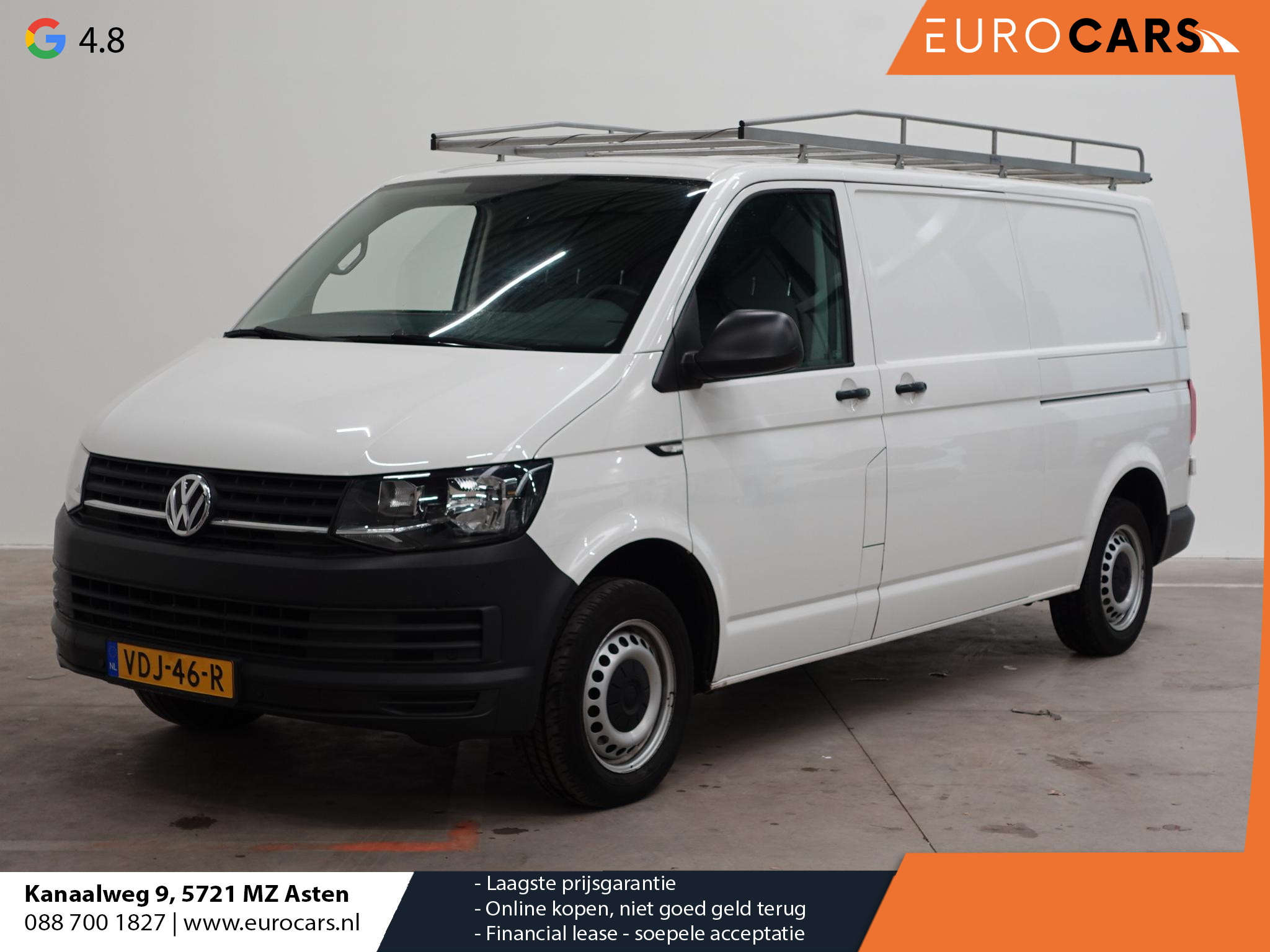 Volkswagen Transporter L2H1 Executive 2x Schuifdeur Trekhaak Navigatie Airco Euro6 Imperiaal