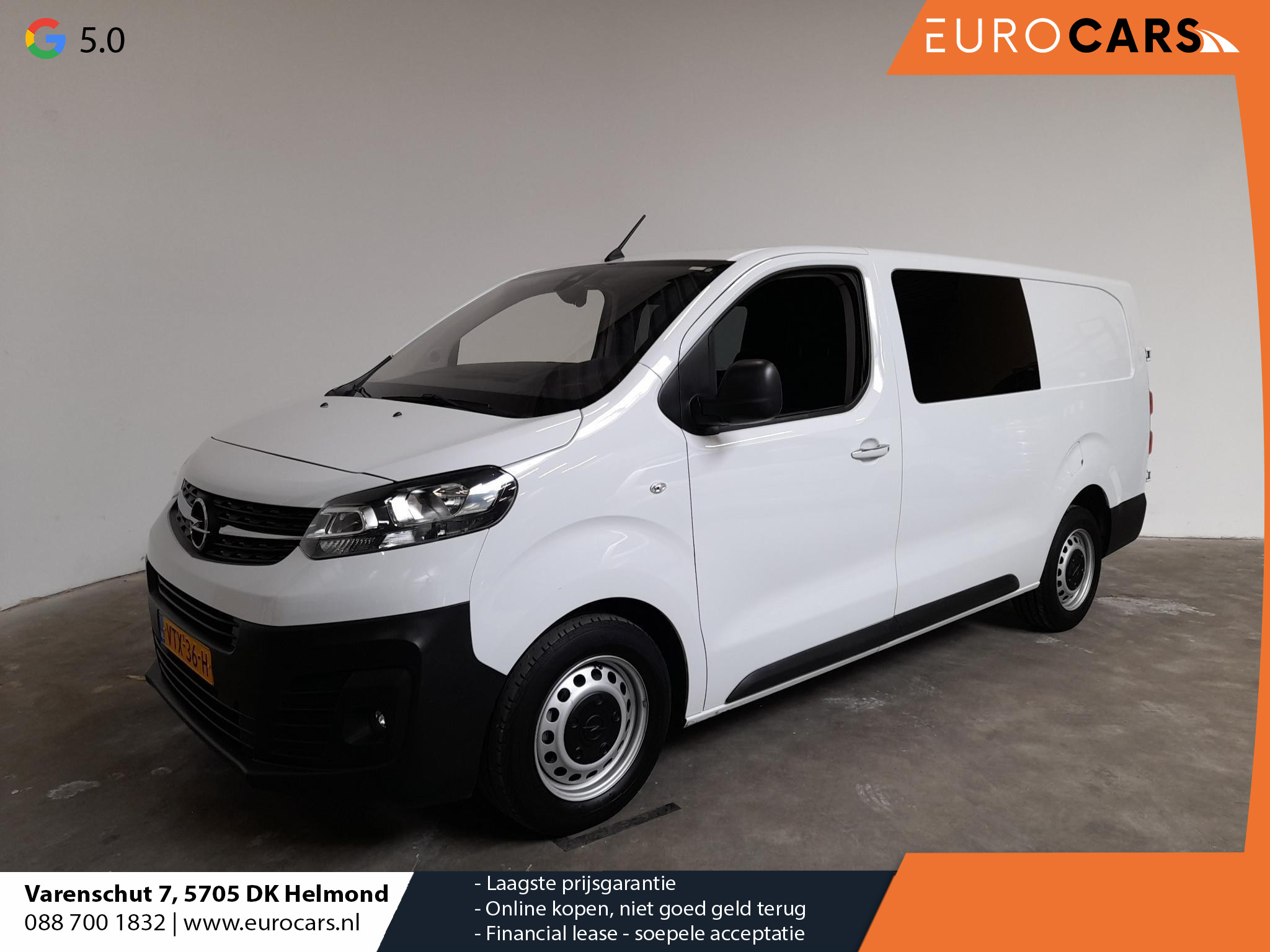 Opel Vivaro 2.0 CDTI L3H1 145PK Dubbele Cabine Edition Navigatie Trekhaak Cruise control Airco