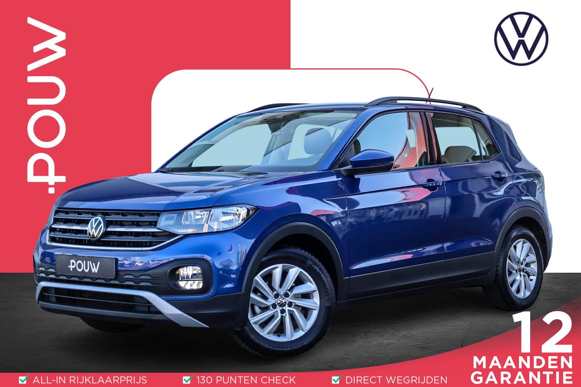Volkswagen T-Cross 1.0 TSI 95pk Life | Airco | Cruise Control Adaptief | DAB+ | Elektrische Ramen