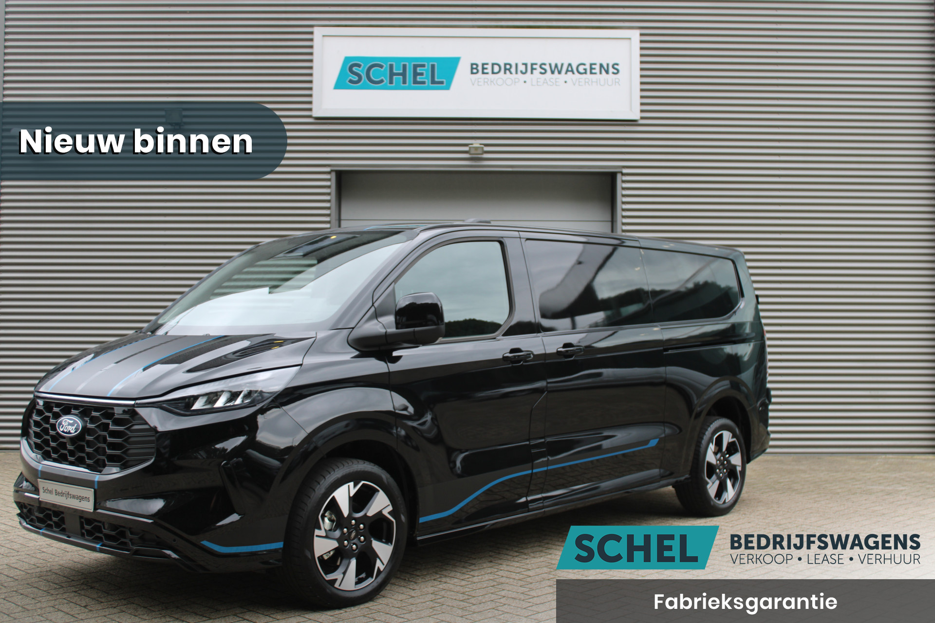 Ford Transit Custom 300 2.0 TDCI L2H1 Sport 170pk - 2x Schuifdeur - 19" LM velgen - ACC - Blind spot - Navi - Camera - Verwarmd stuur - 70l tank - Rijklaar