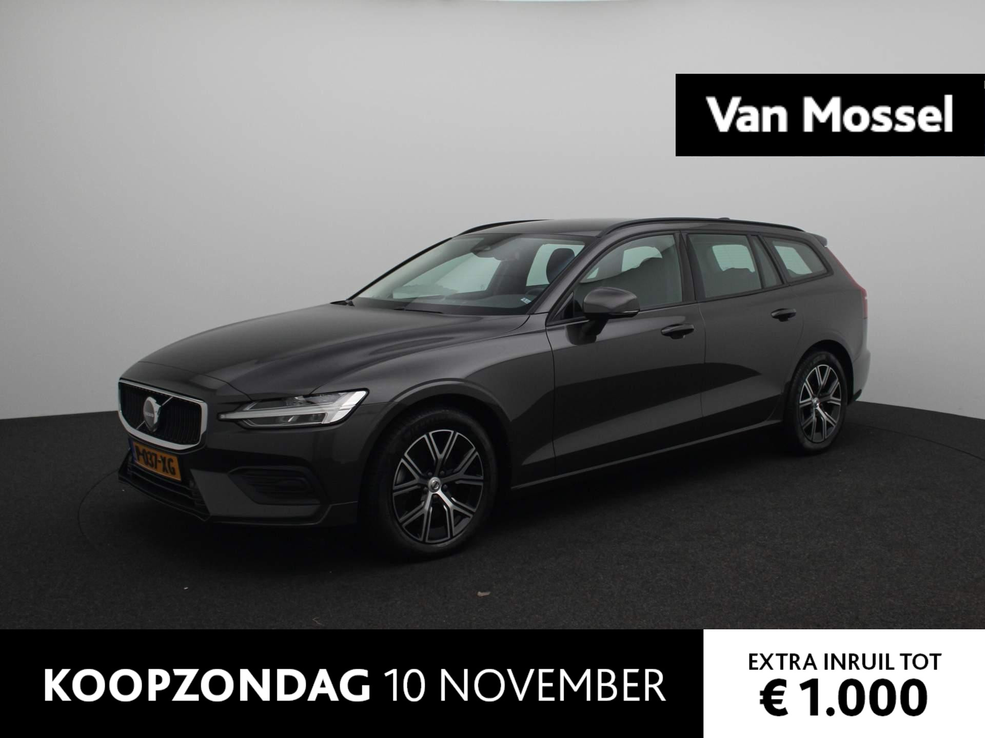 Volvo V60 2.0 B3 Essential | Navi + AppleCarplay & Android Auto | Climate control | Achteruitrijcamera + sensoren voor/achter | 17" Lichtmetalen velgen |