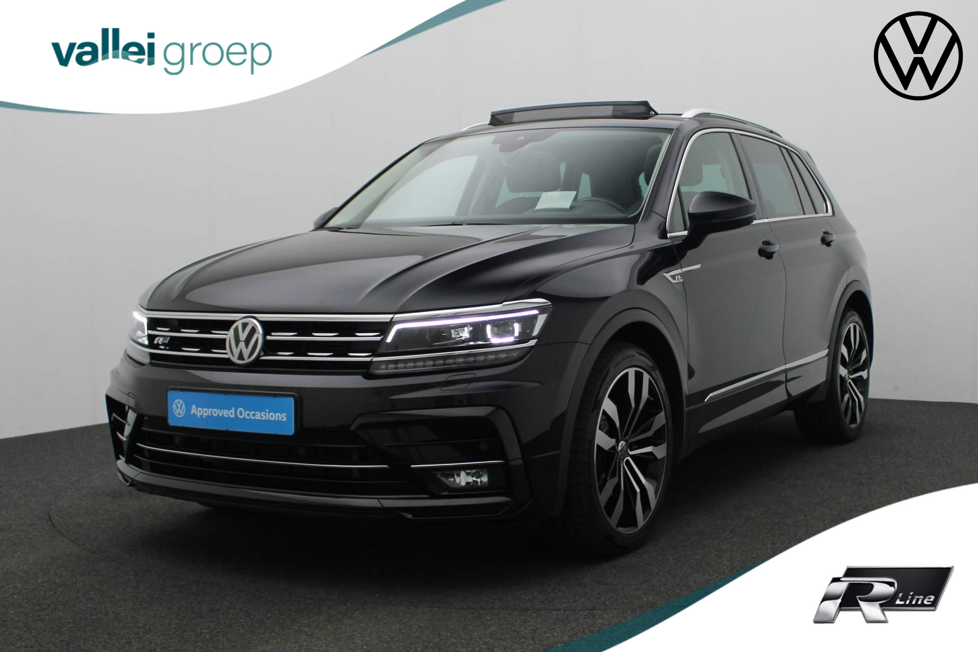 Volkswagen Tiguan 2.0 TSI 190PK DSG 4Motion Highline Business R | R-Line exterieur | Pano | Trekhaak | Sportonderstel | 20 inch | HUD | Standkachel | ACC | Keyless