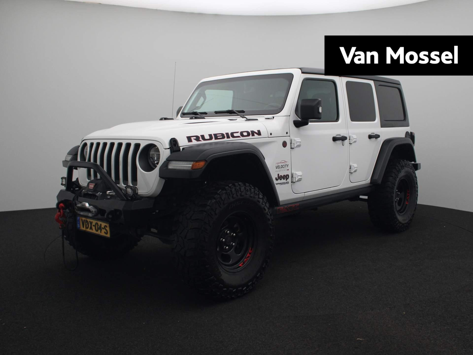 Jeep Wrangler 2.2D Rubicon | Grijs Kenteken | 4X4 | Hardtop | Trekhaak | Lier | Camera | Climate Control | Carplay | Parkeersensoren | LED |