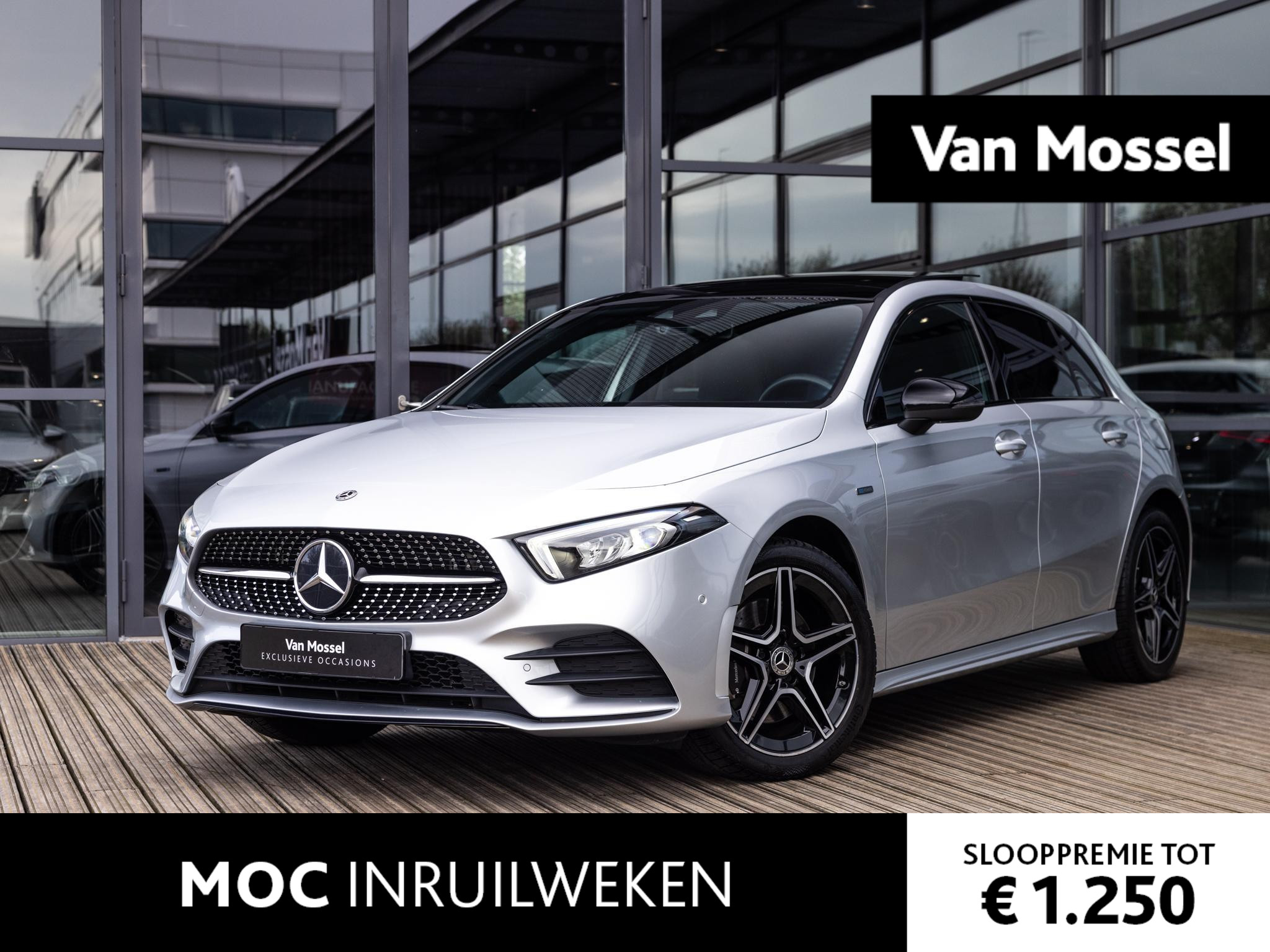 Mercedes-Benz A-Klasse 250 e Business Solution AMG Limited | PANORAMA/SCHUIF-KANTELDAK | SFEERVERLICHTING | NL AUTO | 1E EIGENAAR | BTW | NIGHTPAKKET |