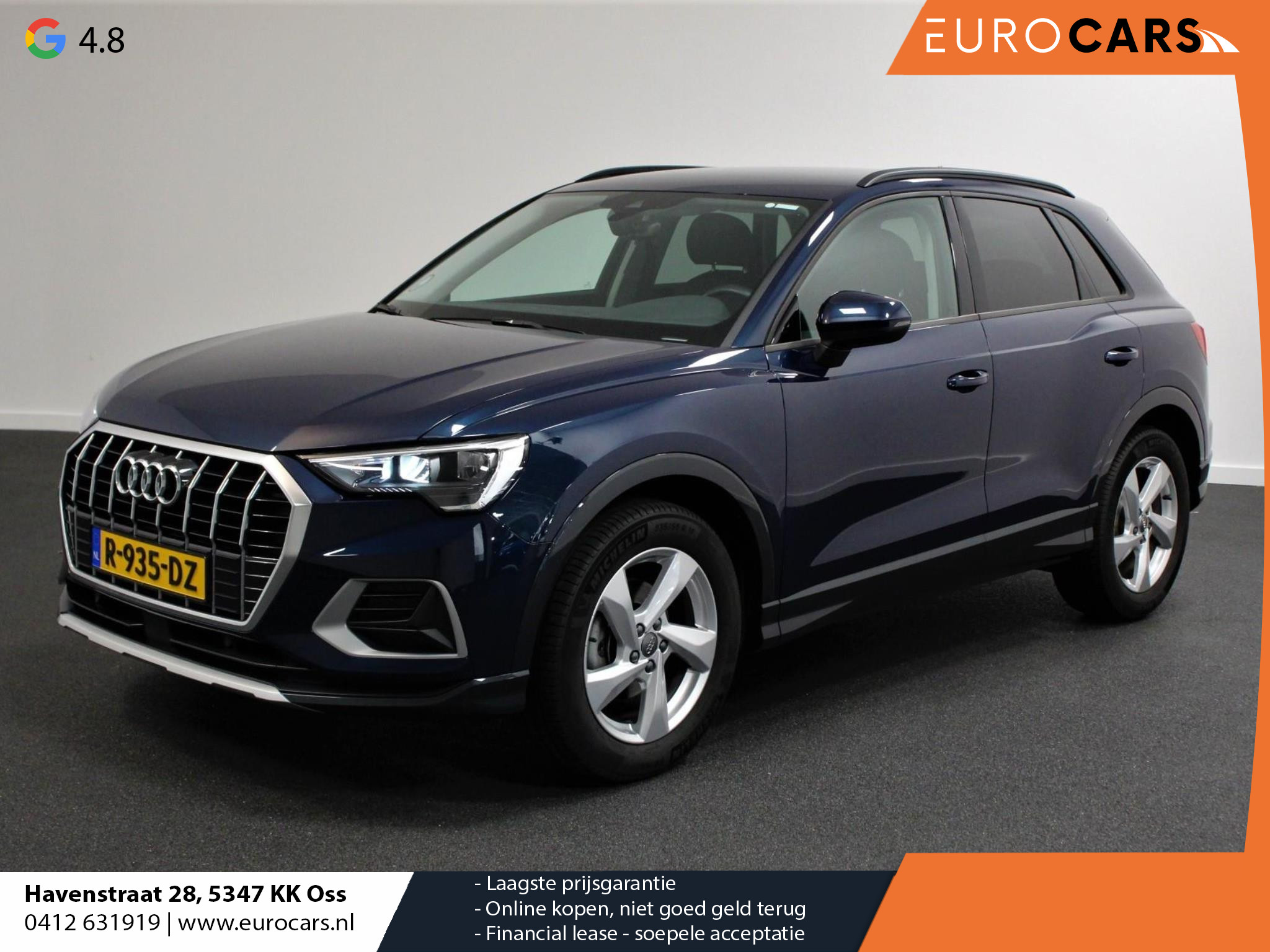 Audi Q3 35 TFSI 150pk S -tronic Advanced Prestige | Navigatie | Climate Control | Led | Extra Getint Glas | Verwarmde voorstoelen