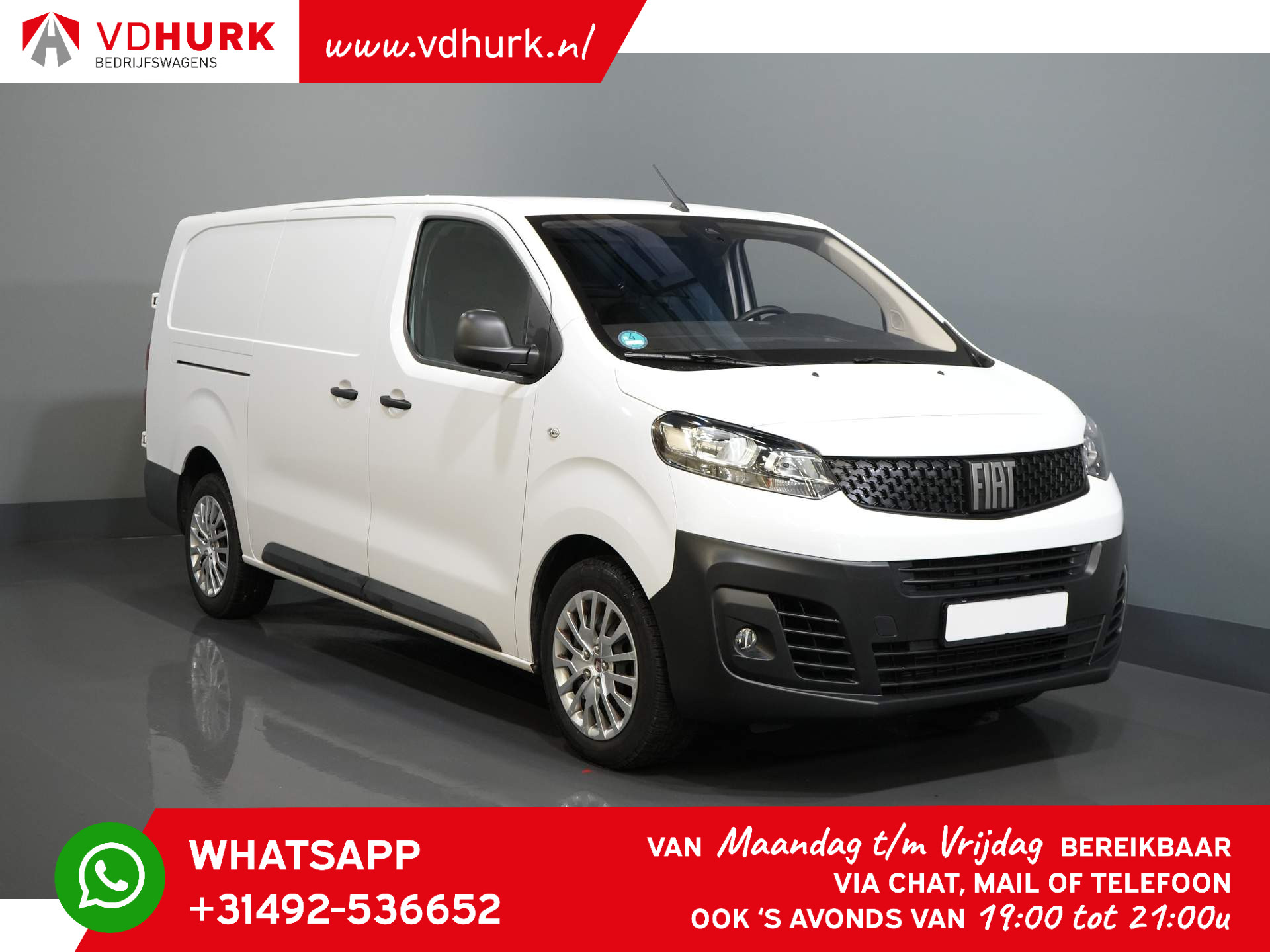 Fiat Scudo 2.0 MJ 145 pk Aut. L3 CarPlay/ Climate/ Camera/ Cruise/ Navi/ PDC