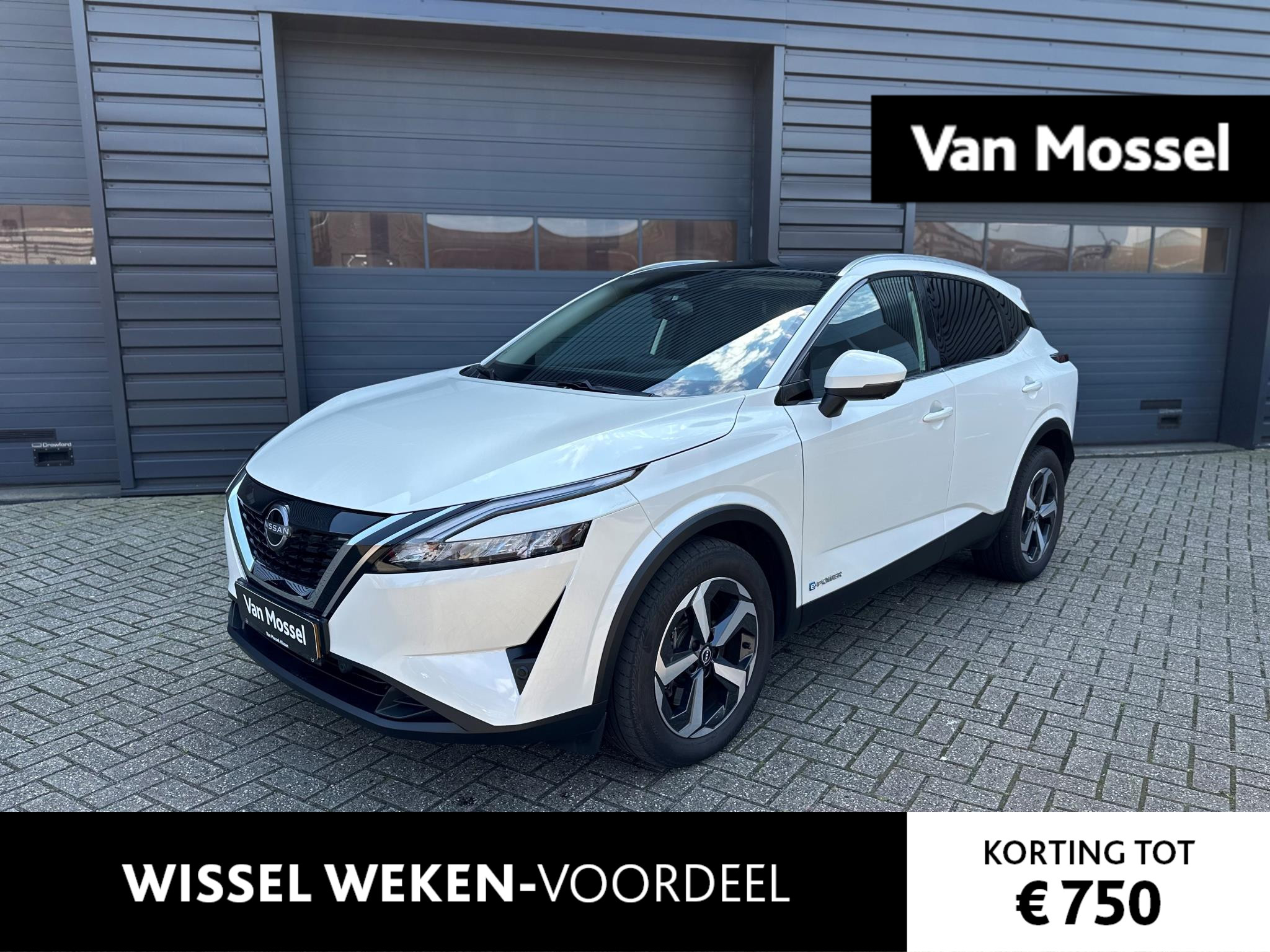 Nissan QASHQAI 1.5 e-Power N-Connecta Panorma schuif/kanteldak | Cruise Control | Airconditioning | Apple Carplay / Android Auto | Achteruitrij camera | Navigatie