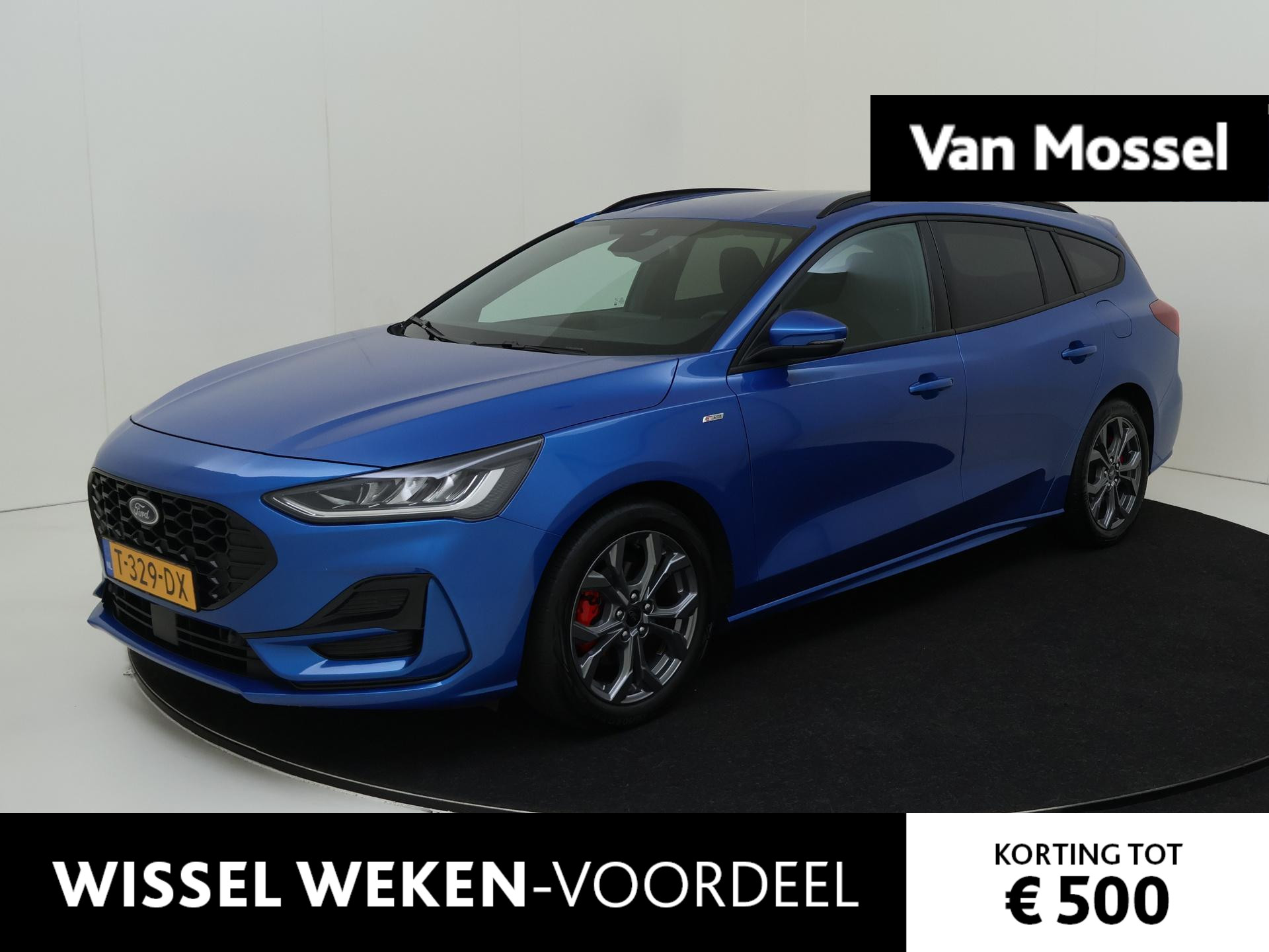 Ford Focus Wagon 1.0 EcoBoost Hybrid ST Line X | Navi | ECC | PDC | LMV | LED | Cam |