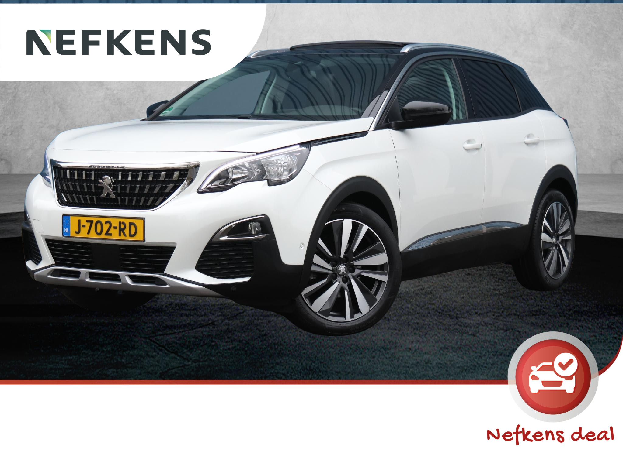 Peugeot 3008 130pk Premium | Glazen dak | FOCAL | Dodehoekdetectie | Camera | CruiseControl | ClimateControl |