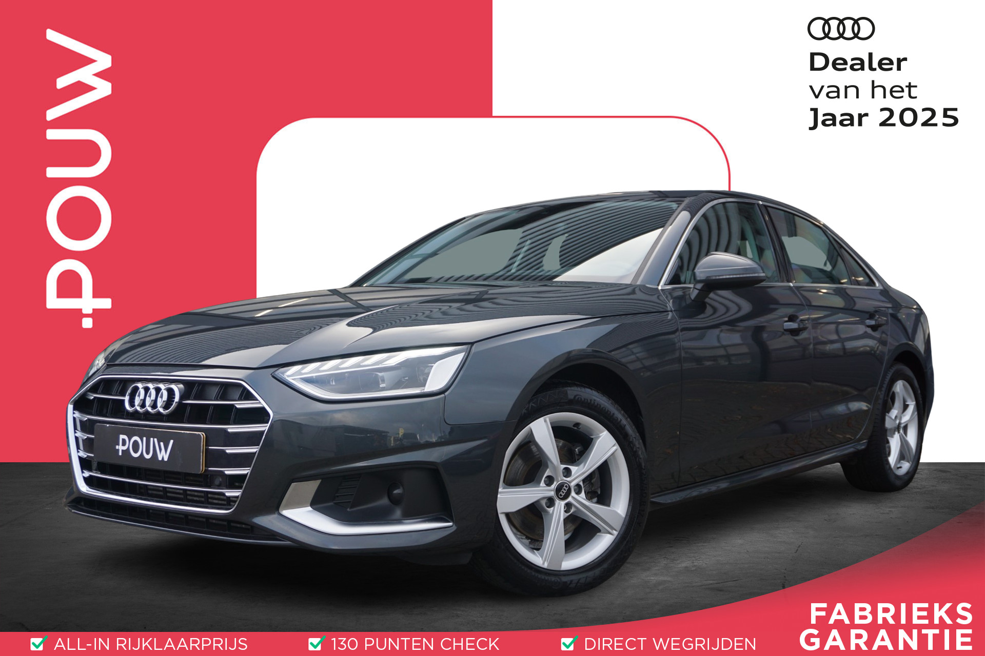 Audi A4 Limousine 35 TFSI 150pk S-tronic Advanced Edition | Navigatie | LED Koplampen | Parkeersensor Achter