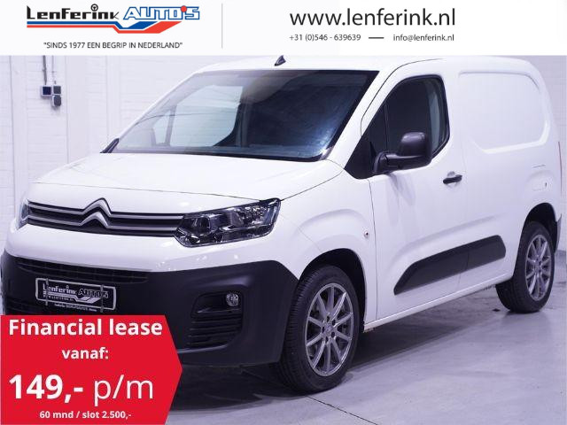 Citroën Berlingo 1.6 BlueHDI 100 pk L1 Airco, 17" LMV Cruise Control, Laadruimte Pakket, PDC achter, 2-Zits