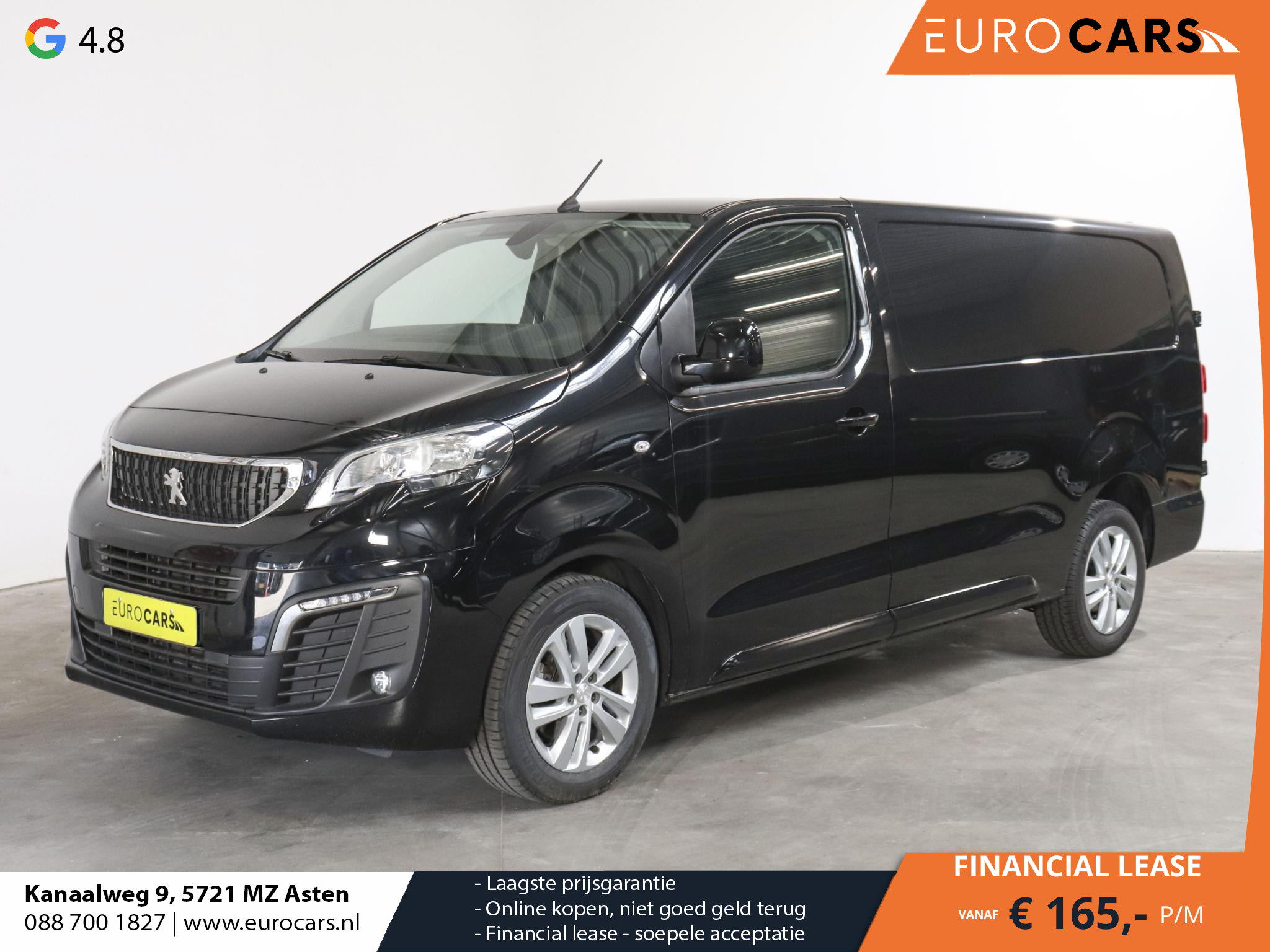 Peugeot Expert 145pk L3 Automaat Airco Cruise Navi 3-zits