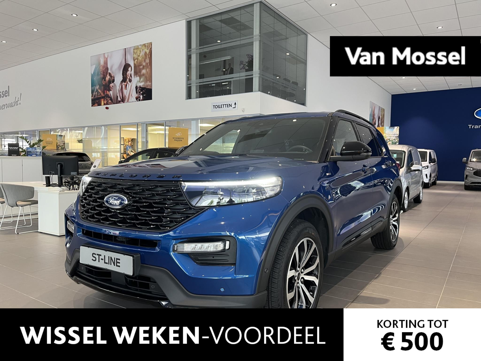 Ford Explorer ST-Line | €10.000 voordeel! | Meerdere kleuren op voorraad! | Afneembare Trekhaak | 7-Zits | Panoramadak | B&O Audio