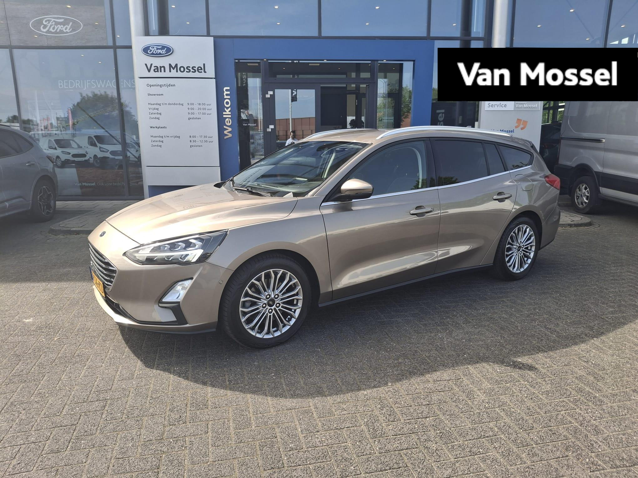 Ford Focus Wagon 1.0 EcoBoost Titanium Business | 125PK | Trekhaak | Full Led |  Adaptive Cruise Control | Dodehoekdetectie | Verwarmbare voorstoelen | Elektrische voorruitverwarming | B&O | 17'' lichtmetalenvelgen