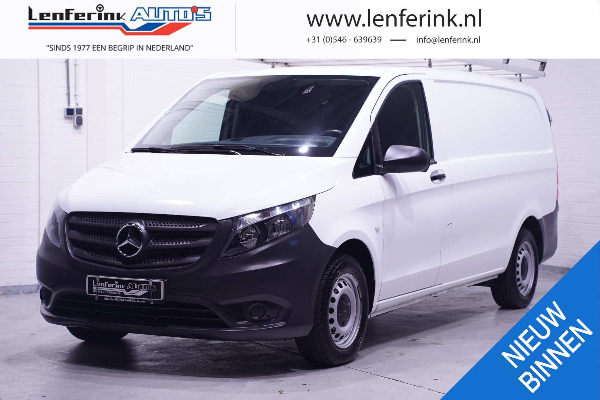 Mercedes-Benz Vito 116 CDI 163 pk Lang Navi, Camera, Trekhaak Cruise Control, PDC V+A, Imperiaal, NAP, 2-Zits