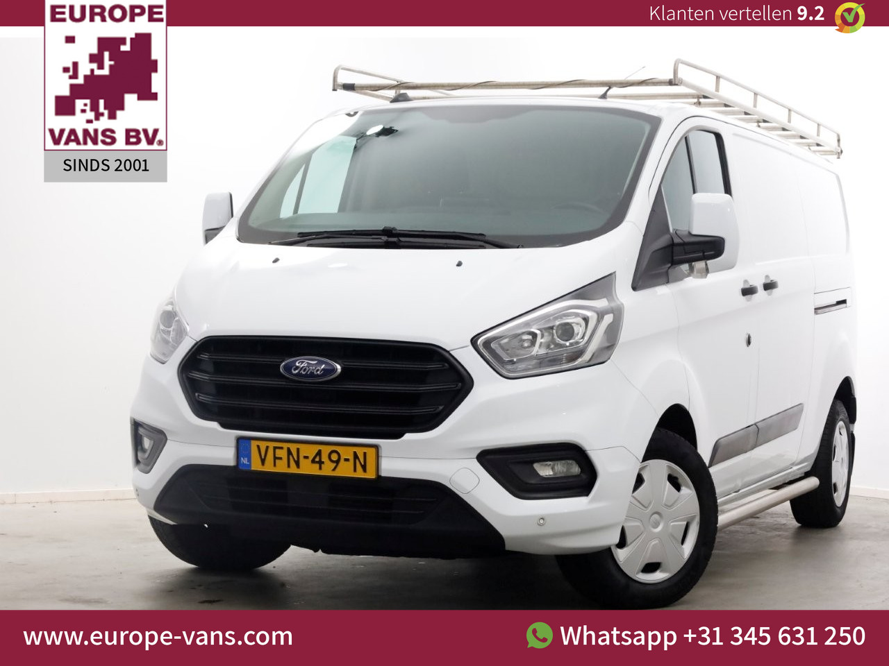 Ford Transit Custom 2.0 TDCI 130pk L2H1 Trend Airco/Navi/2x Schuifdeur Trekhaak 2800kg 03-2020