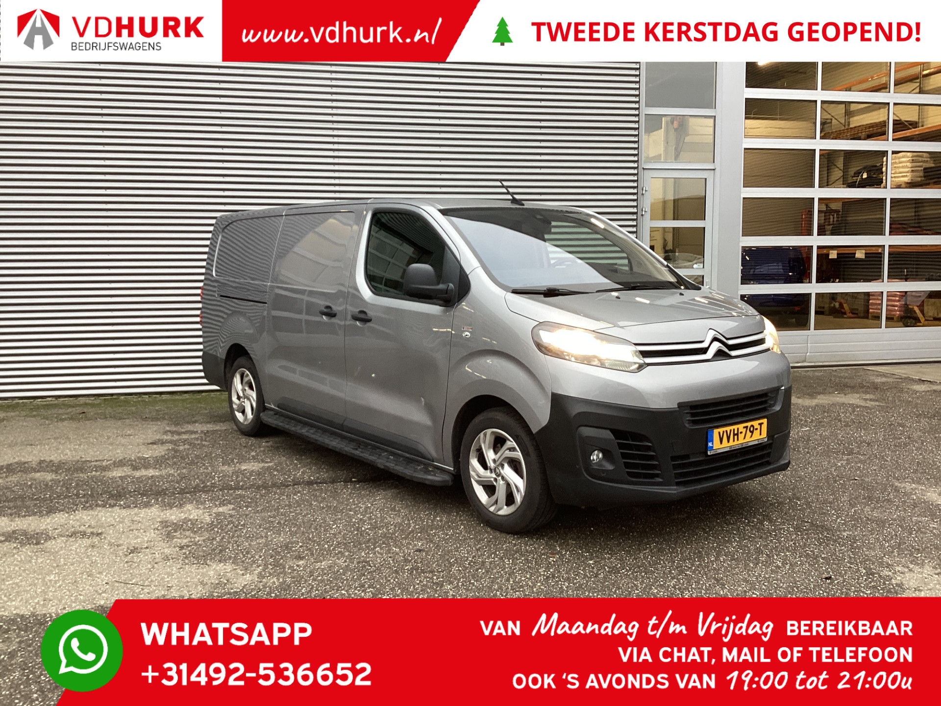 Citroën Jumpy 2.0 HDI 180 pk Aut. L3 (DEMO) Head Up/ Sidestep/ Carplay/ 2.5t Trekverm./ Camera/ PDC/ Stoelverw./ 17"LMV/ Cruise/ Trekhaak/ Airco