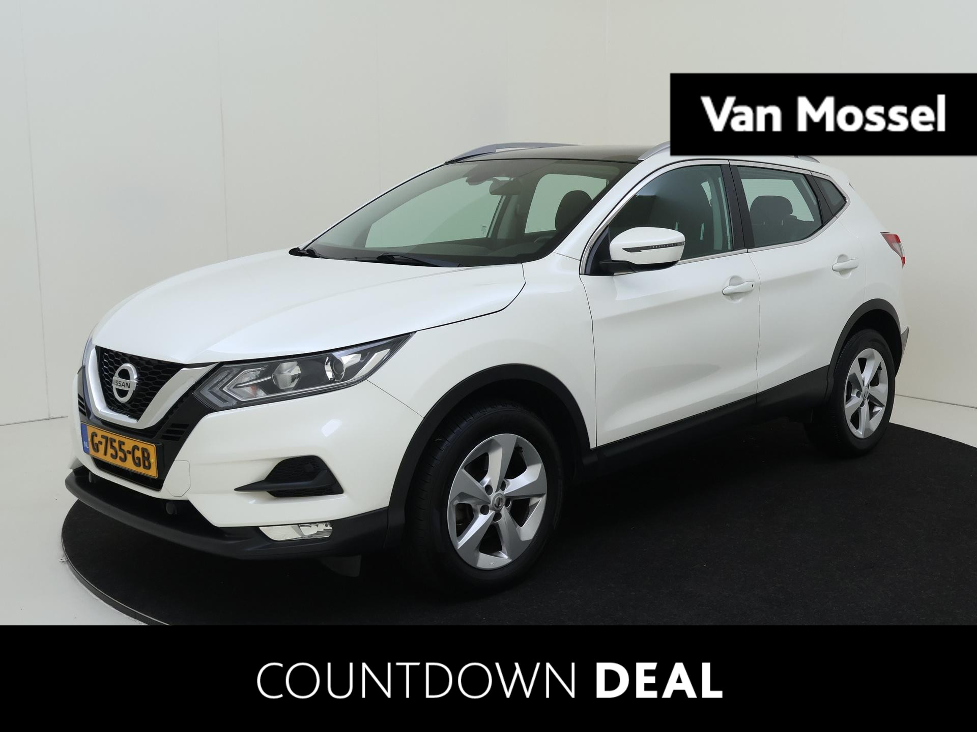 Nissan QASHQAI 1.3 - 140PK DIG-T Acenta | Climate Control | Cruise Control | 17 inch Velgen | Parkeersensoren | Camera | Panoramadak | Dakrails |