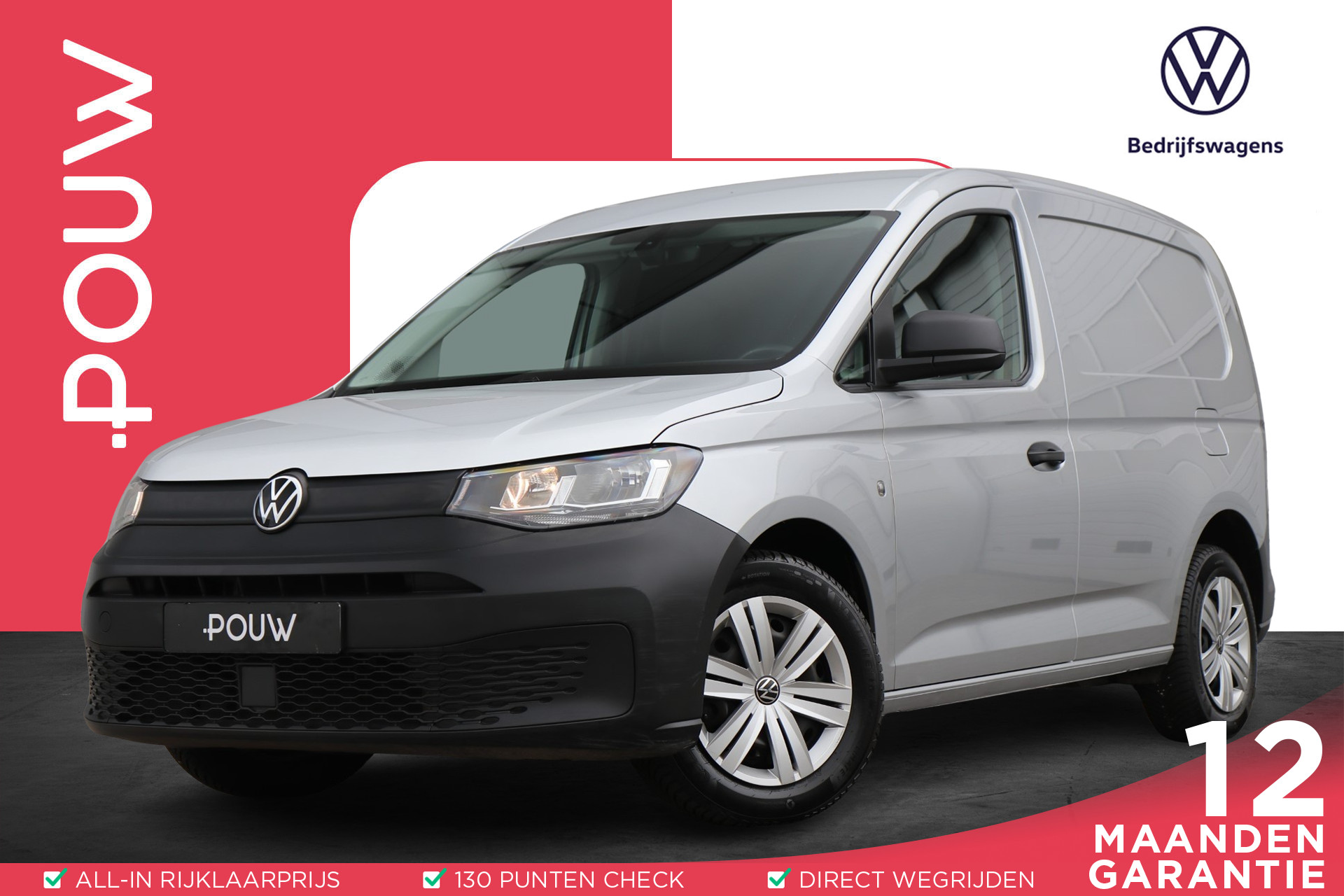 Volkswagen Caddy Cargo 2.0 TDI 122pk DSG Comfort | App Connect | Airco | Cruise Control | Parkeersensoren Achter