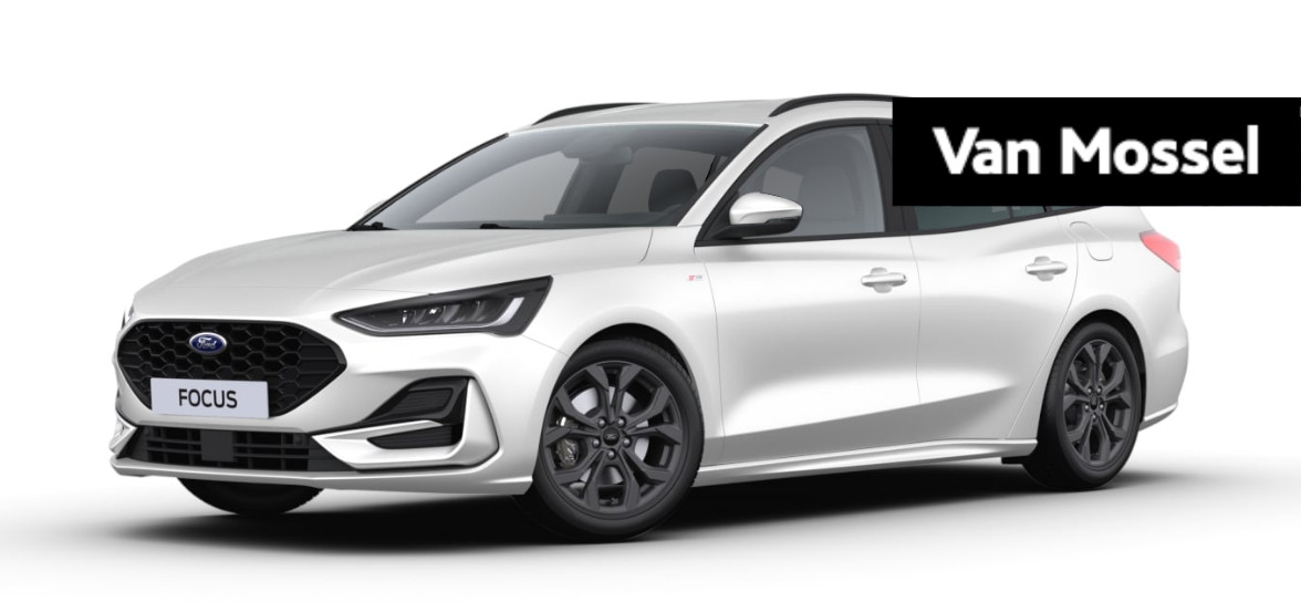Ford Focus Wagon 1.0 EcoBoost Hybrid ST Line X | NU MET €1.500,00 KORTING!! | HANDGESCHAKELD | 125 PK | WAGON | FROZEN WHITE |