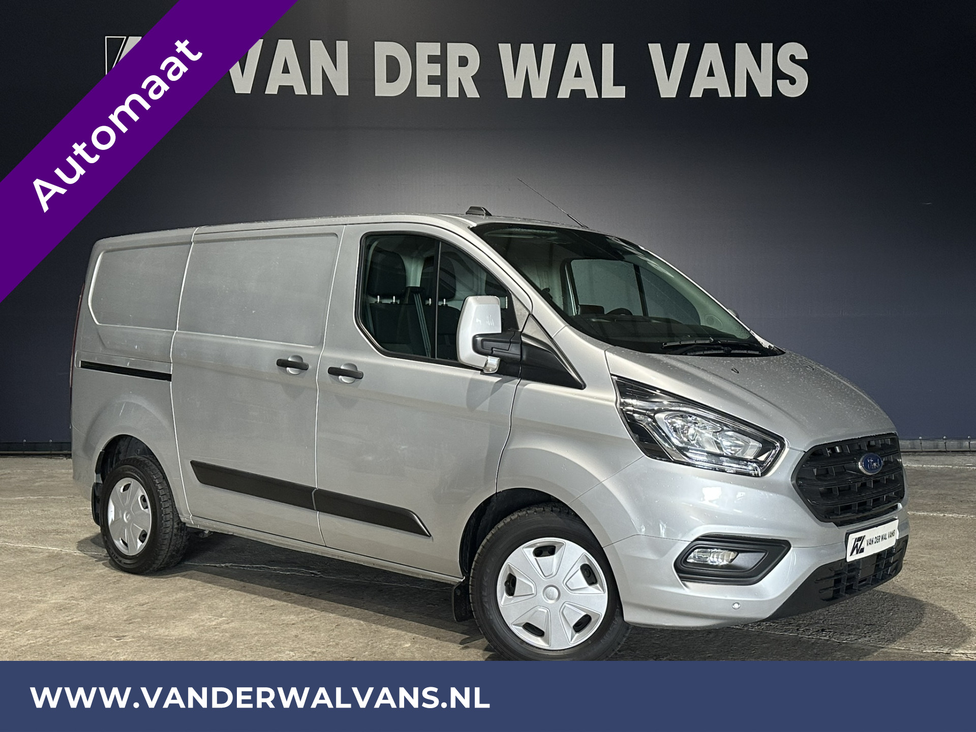 Ford Transit Custom 2.0 TDCI 131pk Automaat L1H1 Euro6 Airco | 2x zijdeur | Camera | LED Apple Carplay, Android Auto, Cruisecontrol, Verwarmde voorruit, Parkeersensoren, Bijrijdersbank