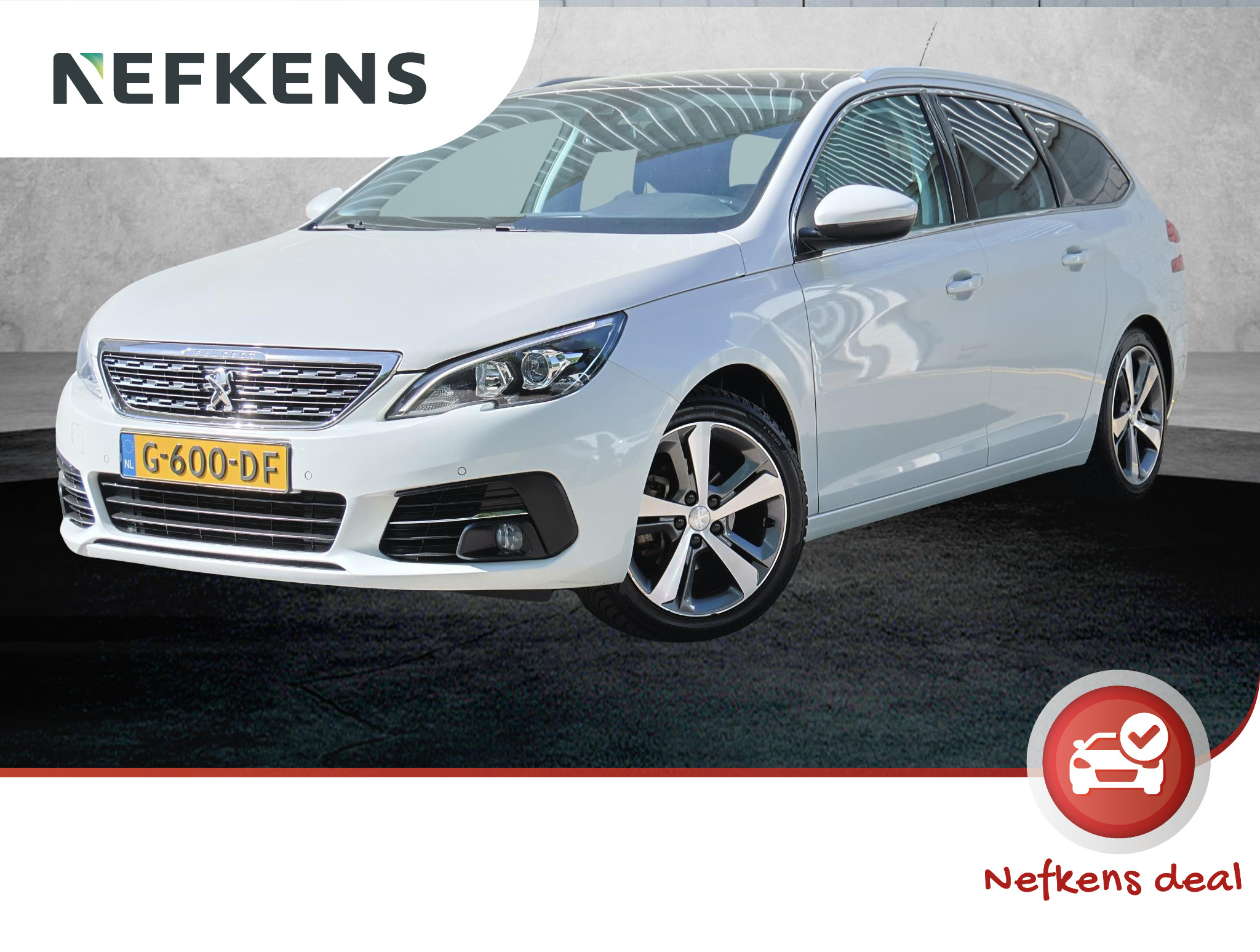 Peugeot 308 SW 130pk Premium | 1ste eigenaar | LEER | Trekhaak | Glazen dak | Camera | Massagefunctie | 17"LMV