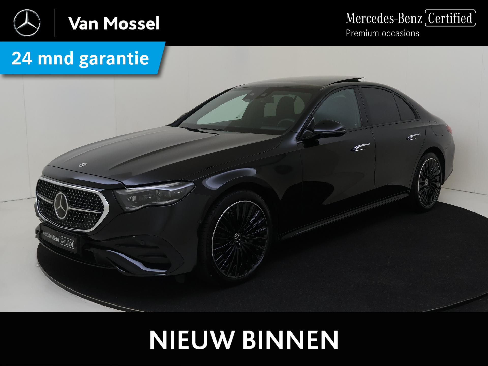 Mercedes-Benz E-Klasse 300 e AMG Line Premium Plus / Nightpakket / Pano / Nappa / Rijassistentiepakket Plus / 20" / Burmester / Head-up