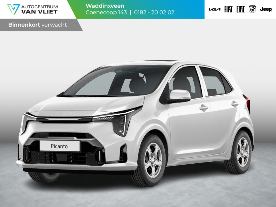 Kia Picanto 1.0 DPI DynamicLine | MY25 | Navi | Airco | Cruise | Camera | Apple Carplay | Private Lease € 299,-