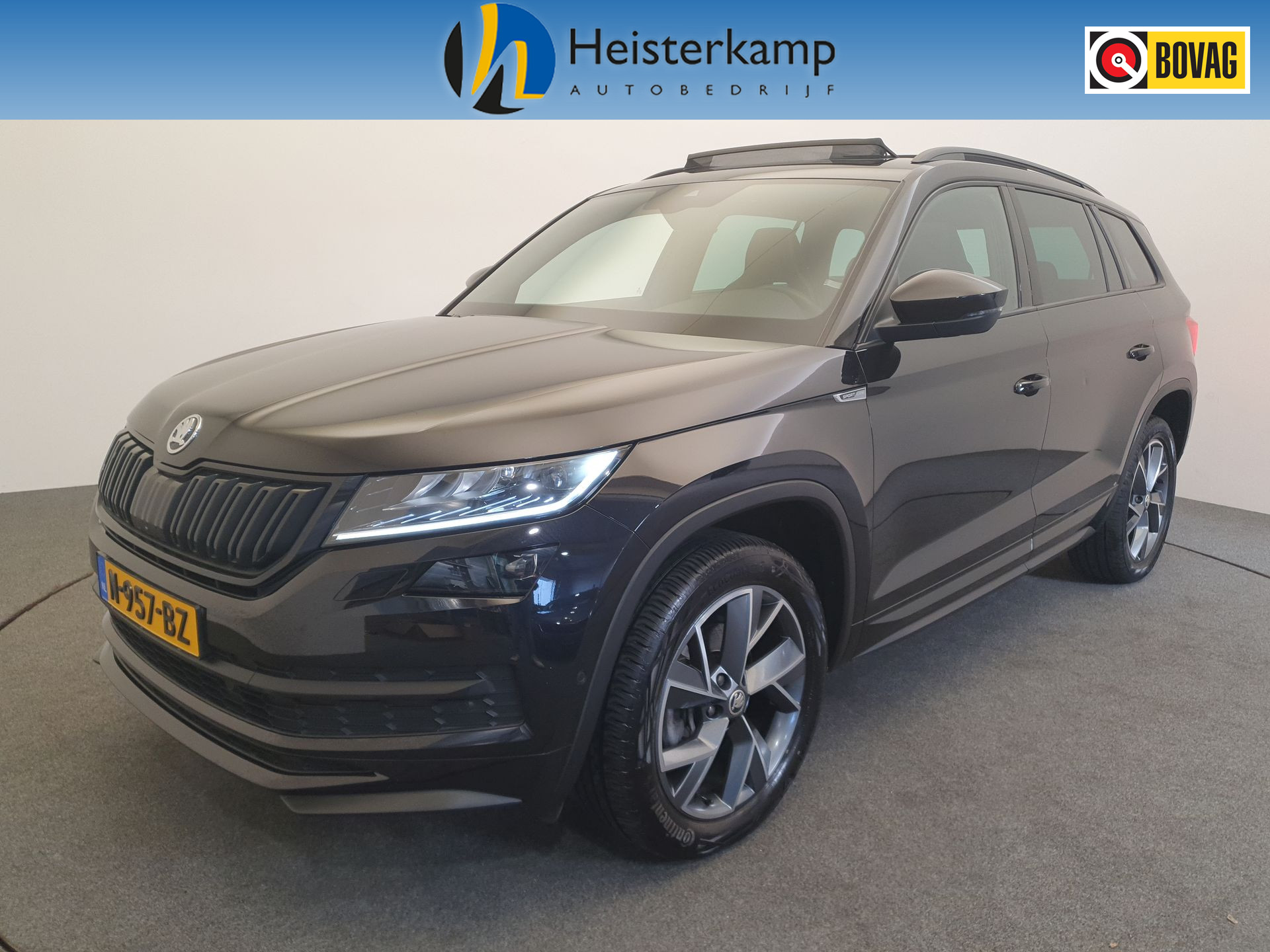 Škoda Kodiaq 1.5 TSI 150pk DSG/AUT Sportline 7p. Wegklapbare trekhaak, Panoramadak, ACC