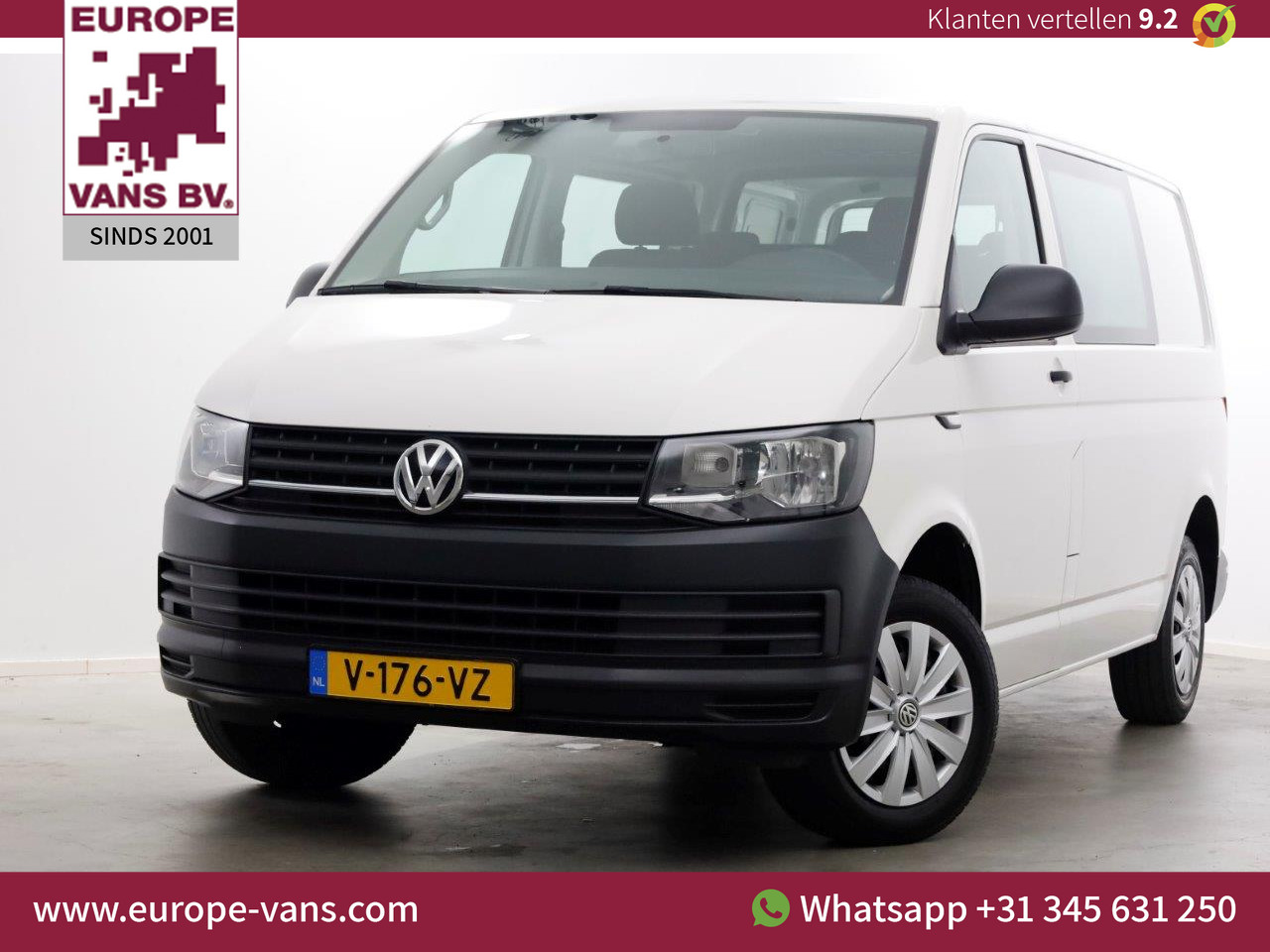 Volkswagen Transporter T6 2.0 TDI 102pk D.C. L1H1 Airco/Navi/Achterklep 02-2019