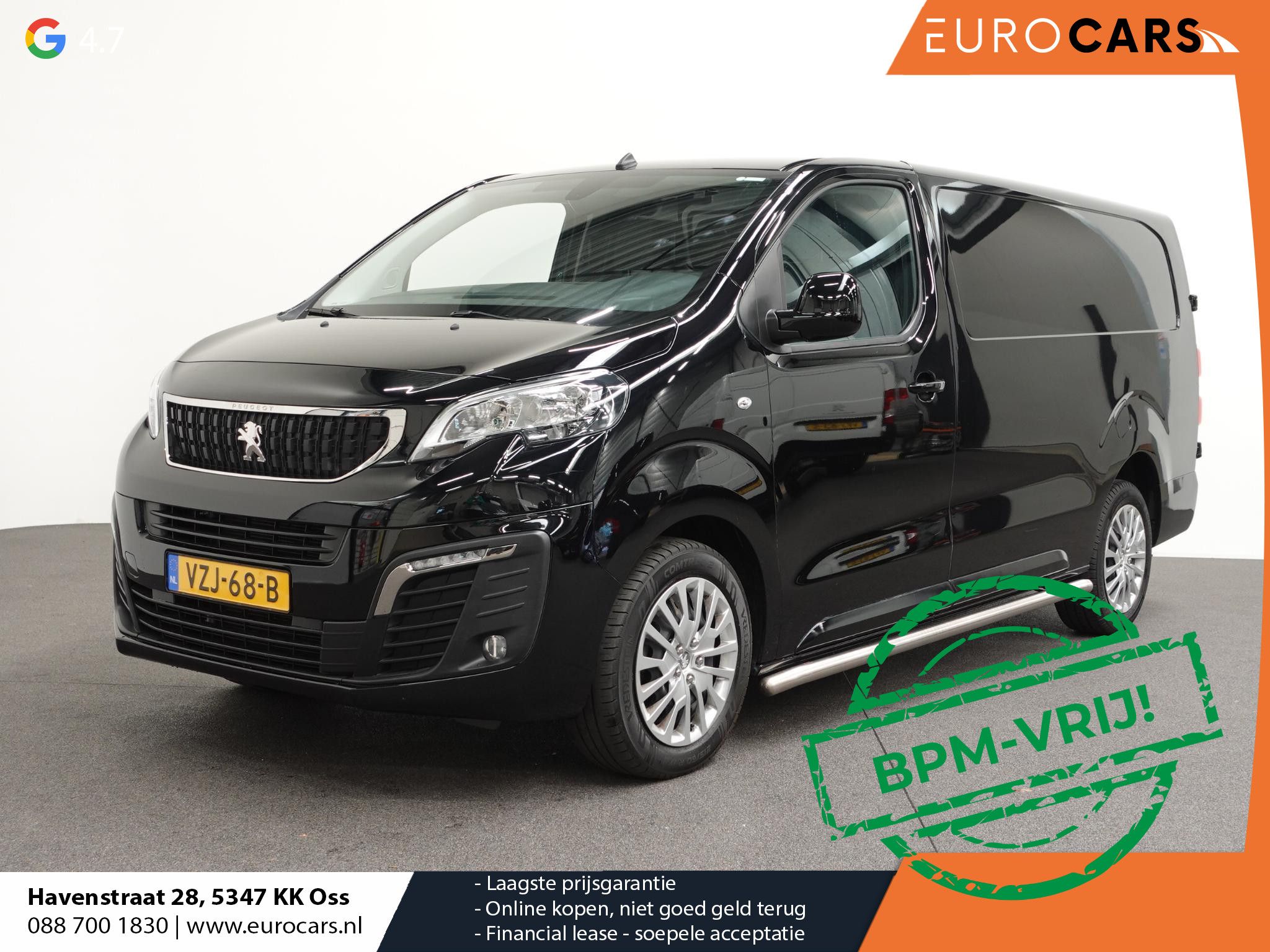 Peugeot Expert 2.0 BlueHDI 145PK L3 Automaat Airco Cruise Control Navigatie Sidebars Carplay Trekhaak