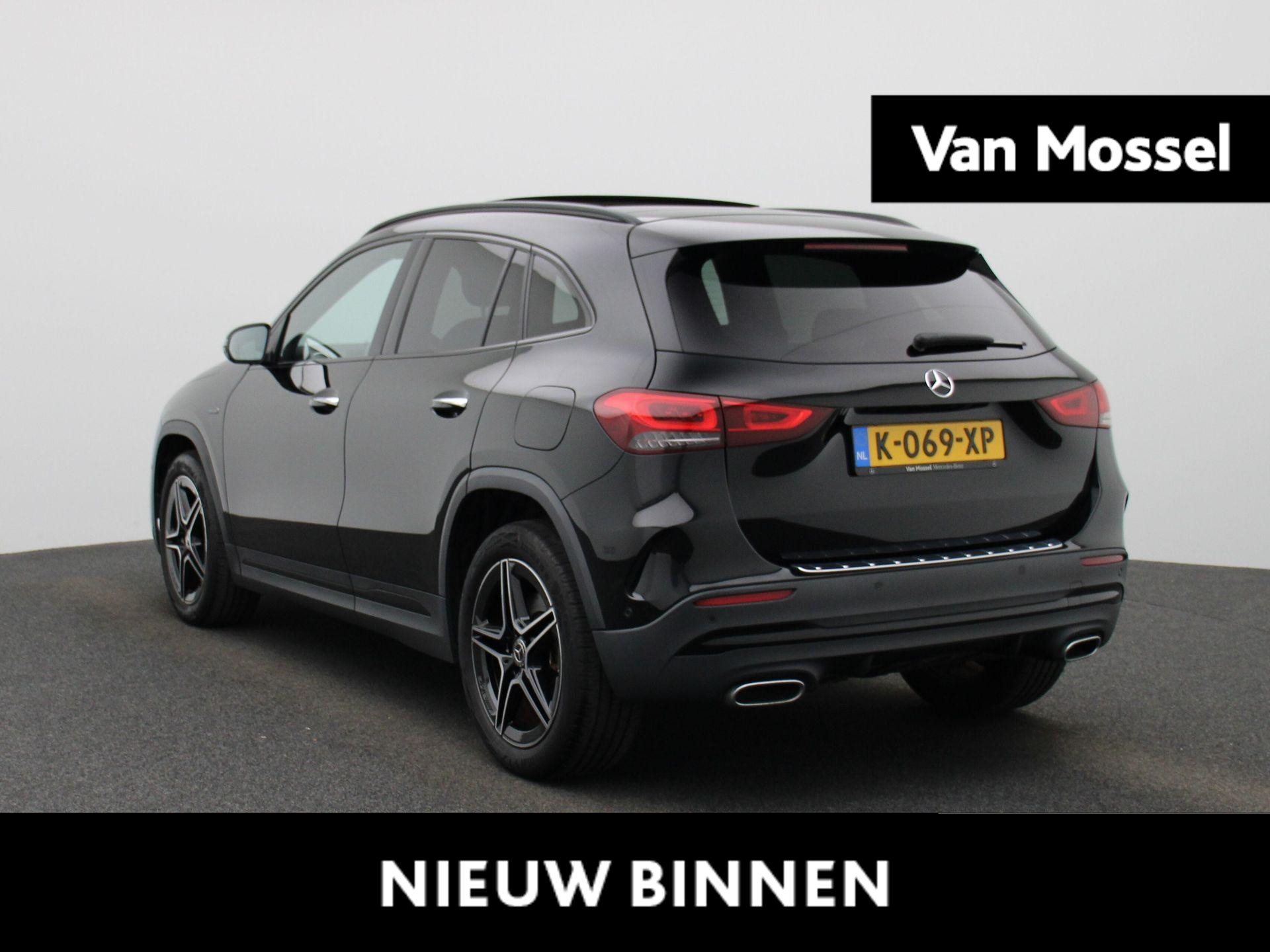 Mercedes-Benz GLA 250 e Business Solution AMG Limited AMG LINE | PANORAMDAK | WIDESCREEN | NAVIGATIE | LED | CAMERA | AUTOMAAT | CRUISE | CLIMA | ELEKTRISCHE STOELEN | STOELVERWARMING | MEMORY STOELEN | ELEKTRISCHE KOFFERKLEP |