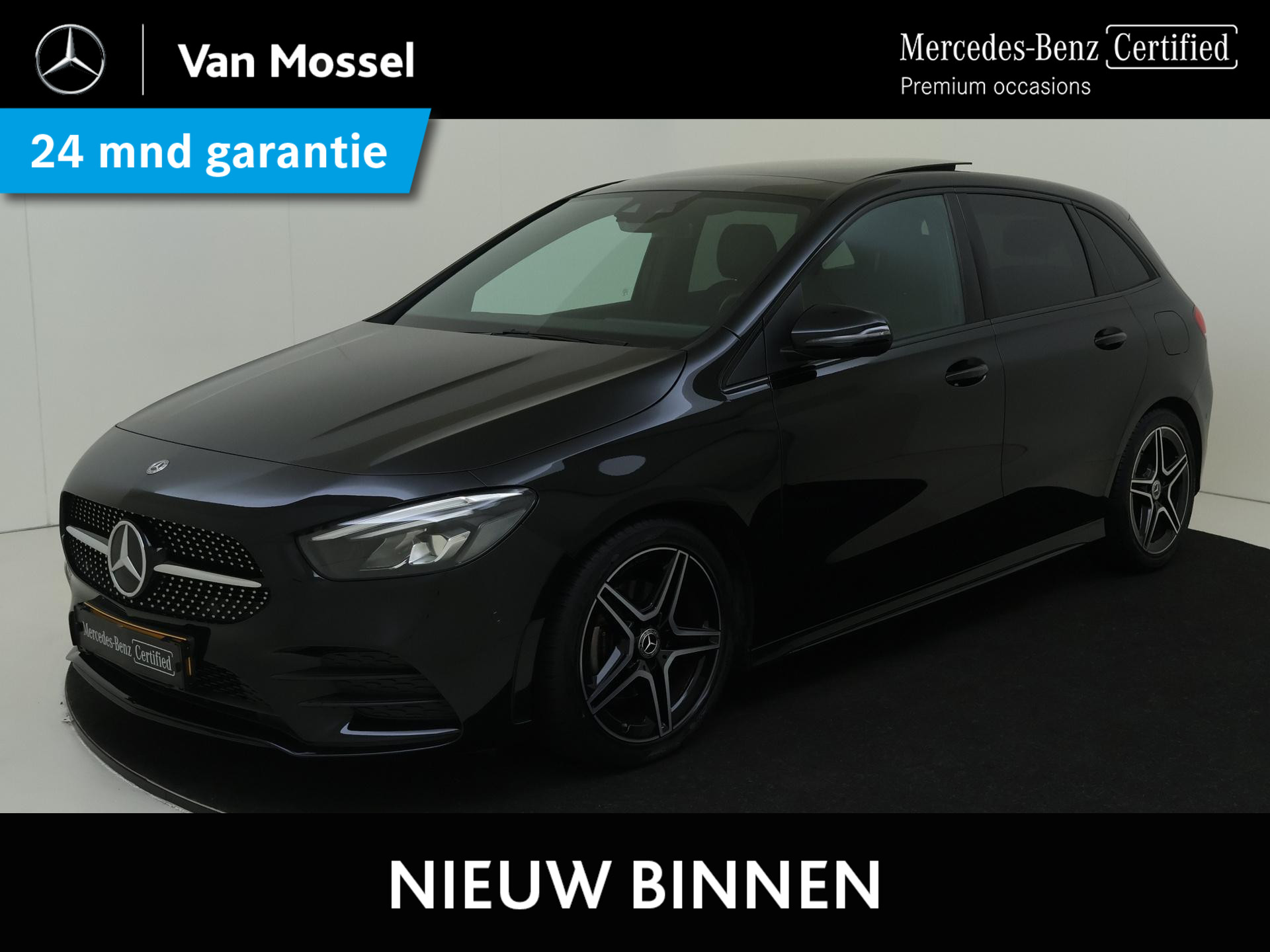 Mercedes-Benz B-Klasse 180 Business Solution AMG / Stoelverwarming / Achteruitrijcamera / Night-Pakket / Panaroma-schuifdak /