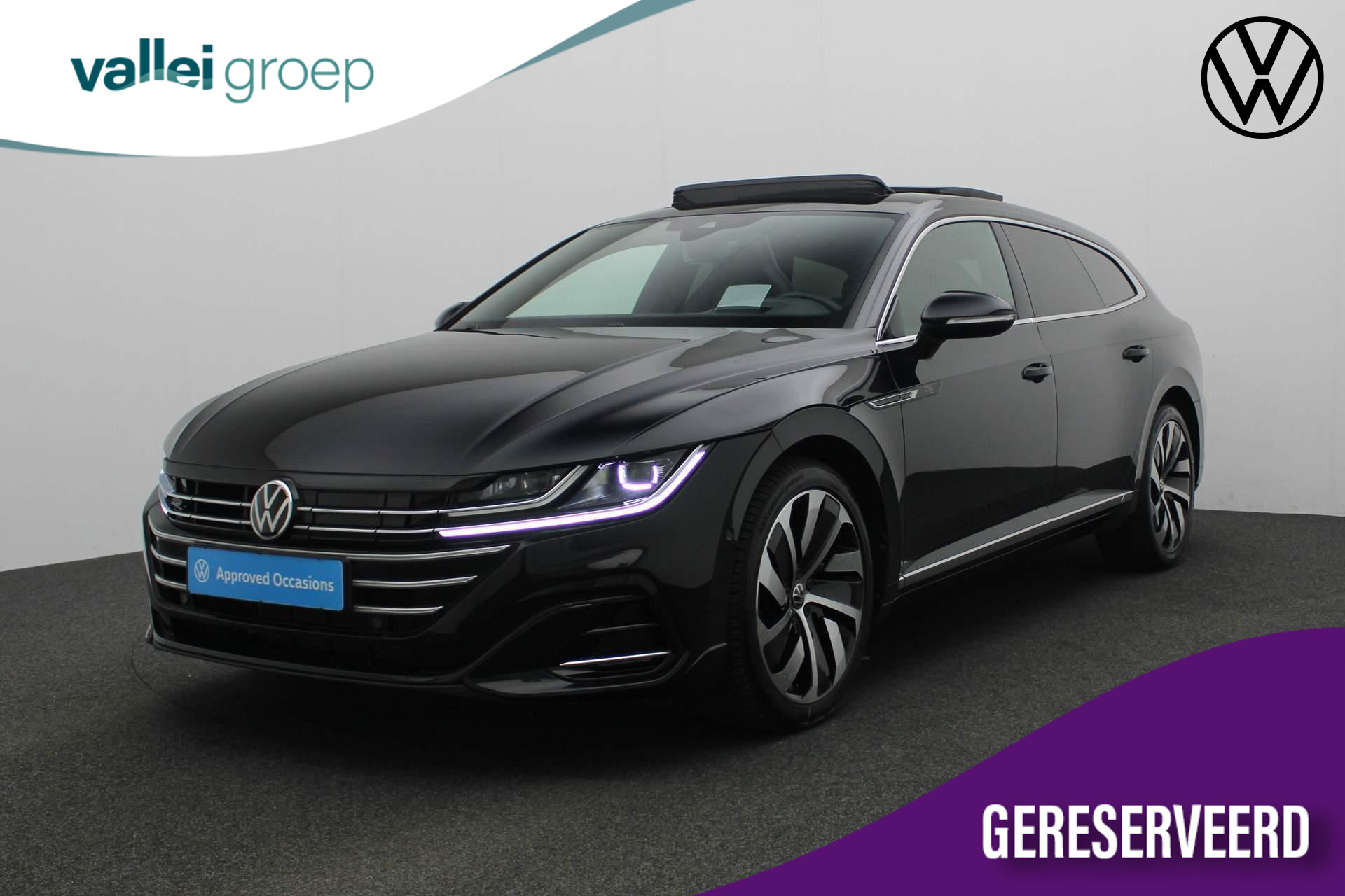 Volkswagen Arteon Shooting Brake 1.4 TSI 218PK DSG eHybrid R-Line Business | Pano | Trekhaak | Leer | Adaptief onderstel | HUD | 19 inch | Camera | Keyless | ACC